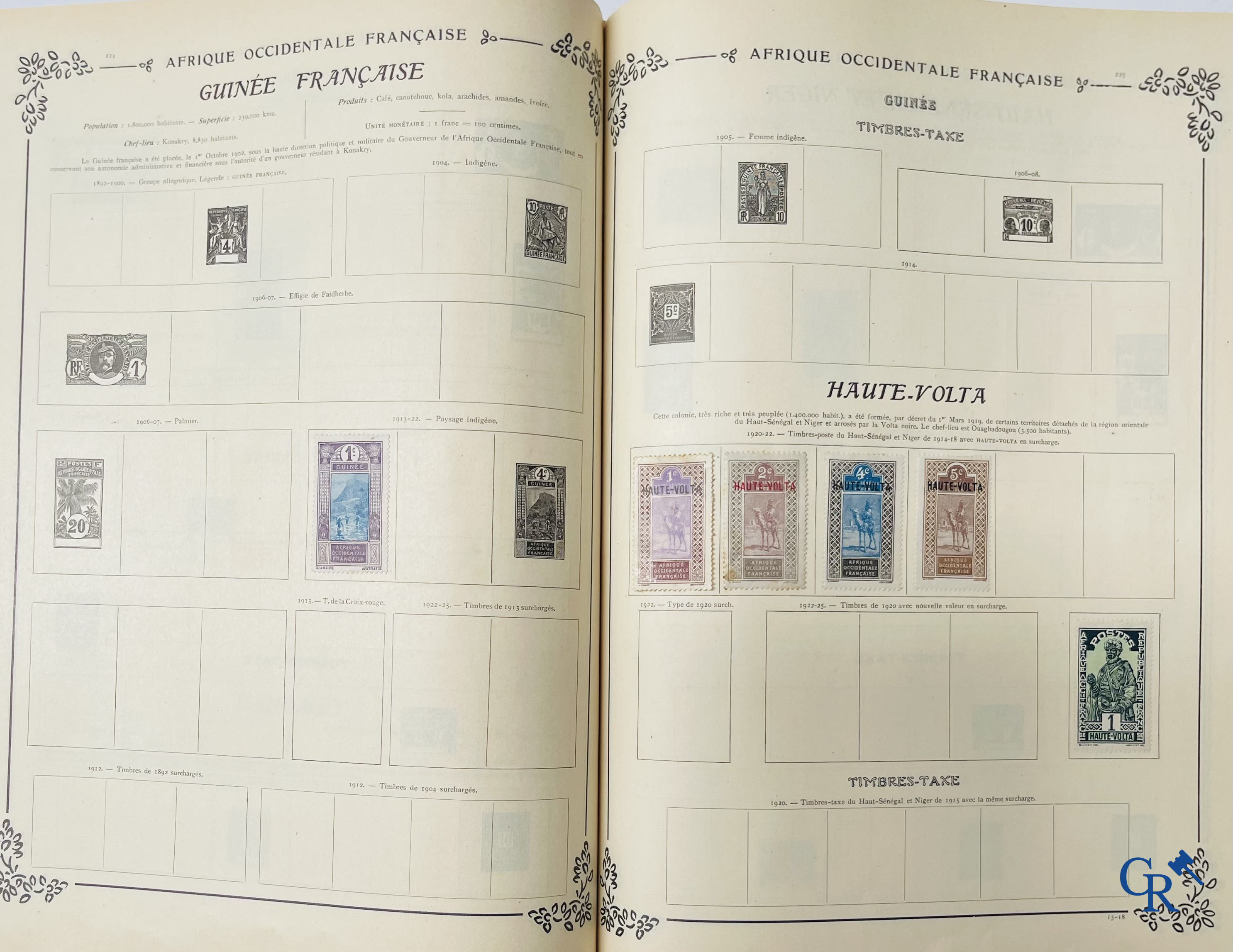 Philately. Yvert & Tellier. Album Historique & Géographique de Timbres-Poste des cinq Parties du Monde. 9ème Edition.