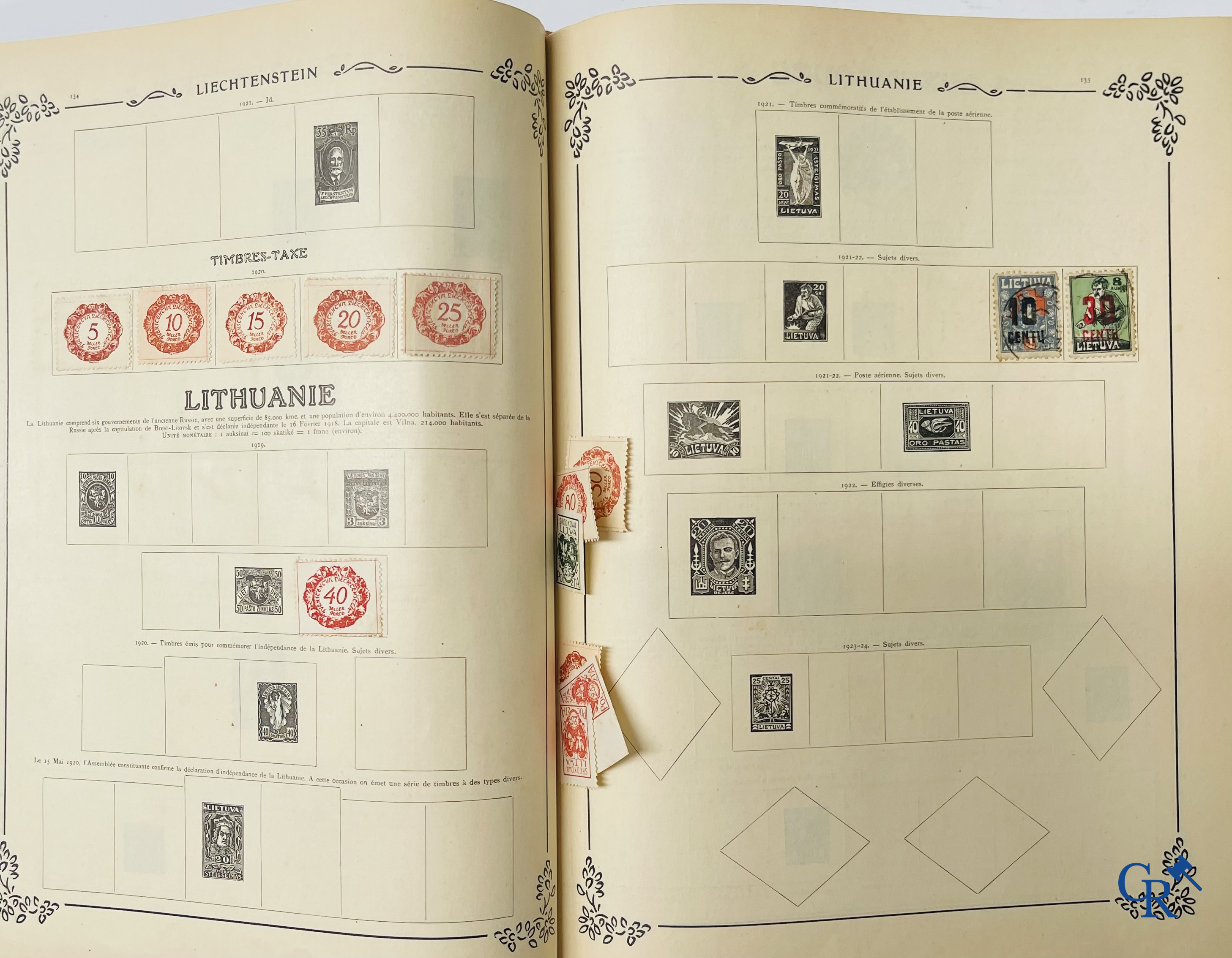 Philately. Yvert & Tellier. Album Historique & Géographique de Timbres-Poste des cinq Parties du Monde. 9ème Edition.