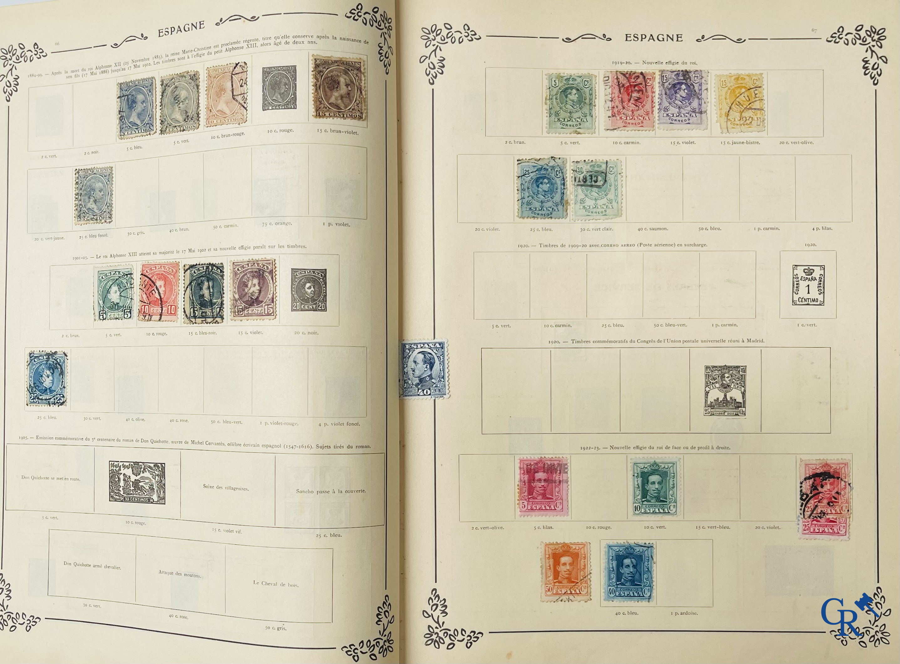 Philately. Yvert & Tellier. Album Historique & Géographique de Timbres-Poste des cinq Parties du Monde. 9ème Edition.