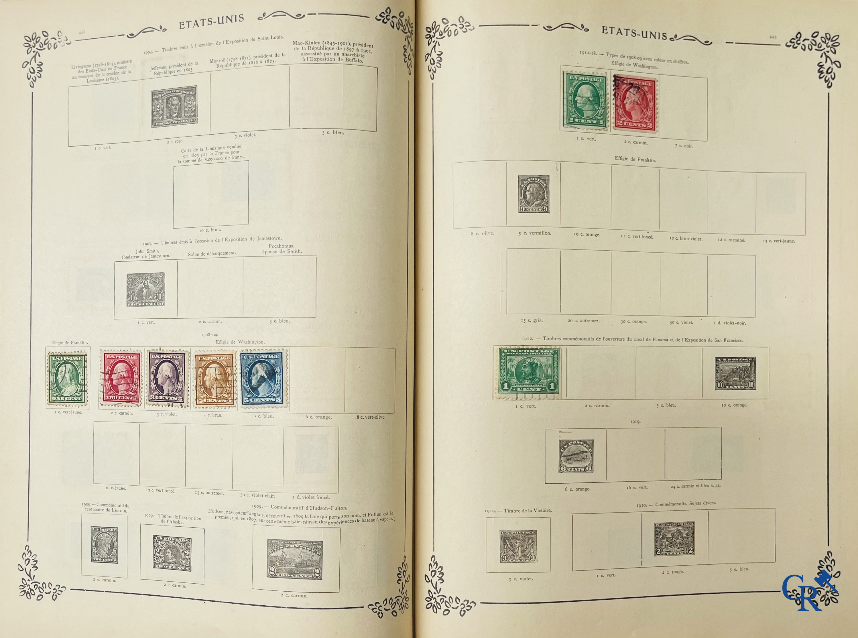 Philately. Yvert & Tellier. Album Historique & Géographique de Timbres-Poste des cinq Parties du Monde. 9ème Edition.