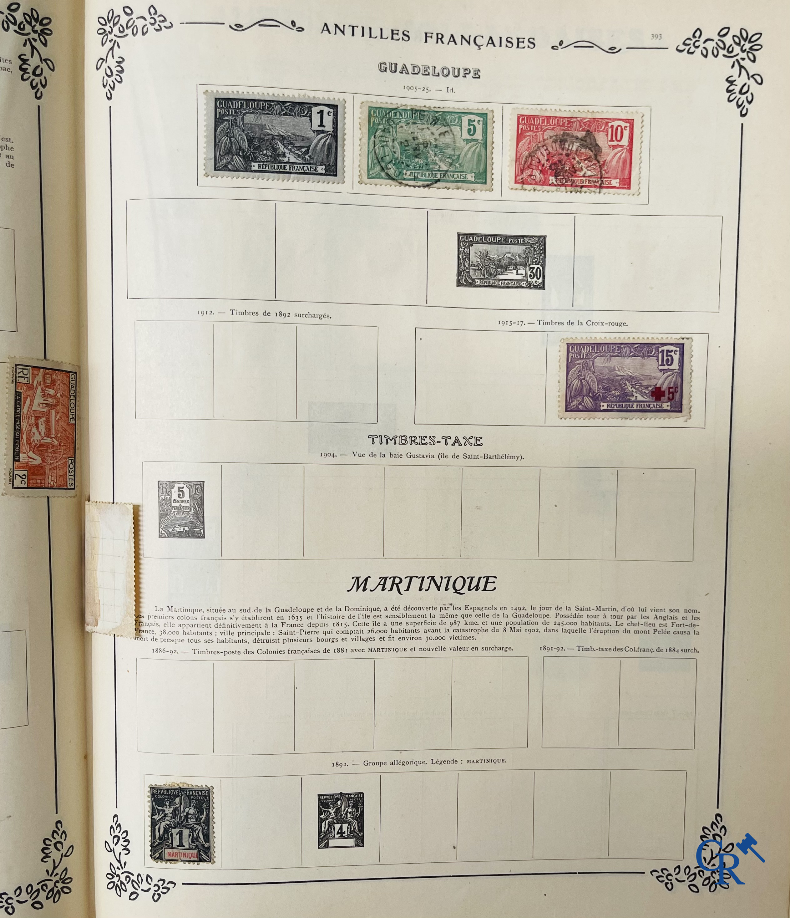Philately. Yvert & Tellier. Album Historique & Géographique de Timbres-Poste des cinq Parties du Monde. 9ème Edition.