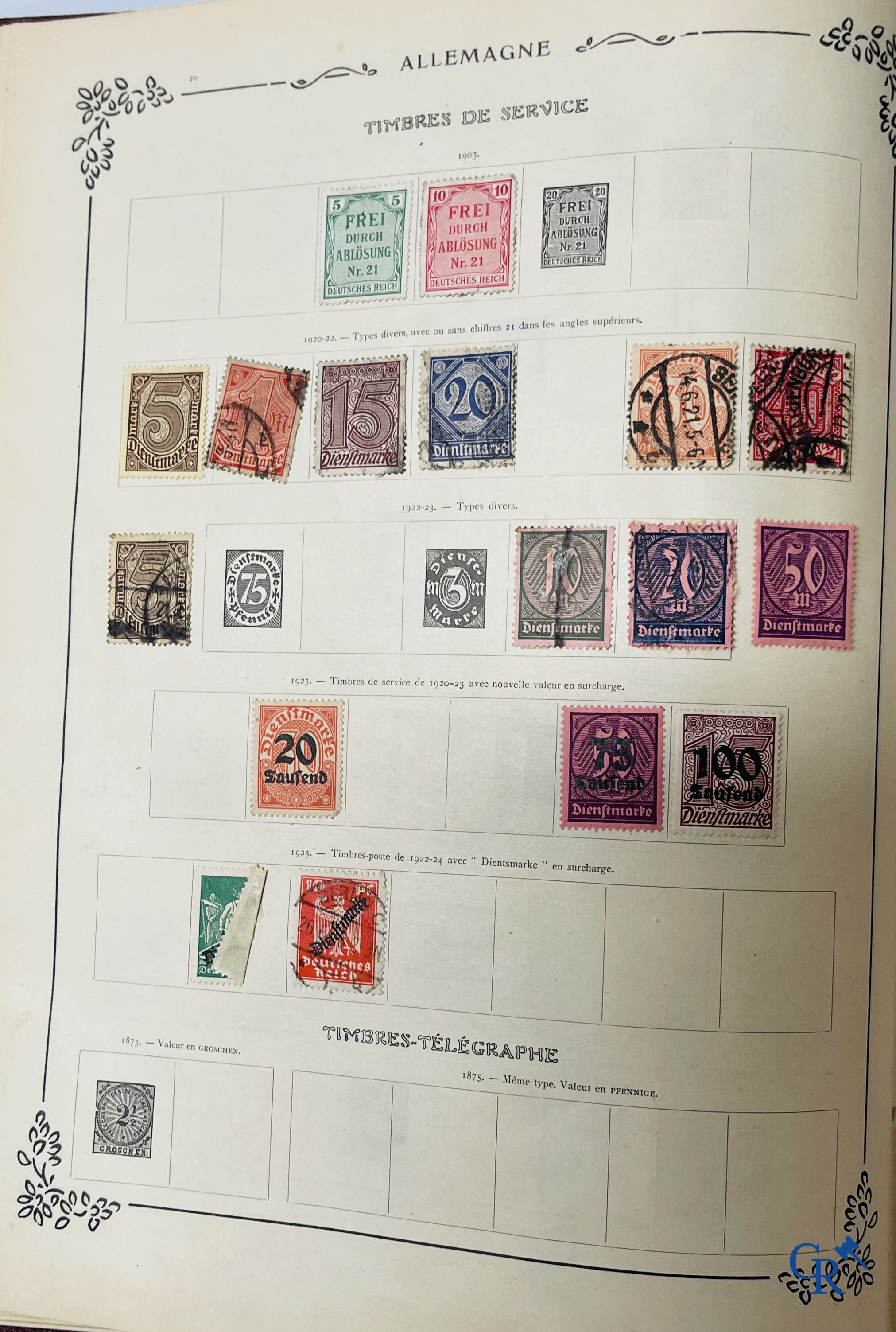 Philately. Yvert & Tellier. Album Historique & Géographique de Timbres-Poste des cinq Parties du Monde. 9ème Edition.