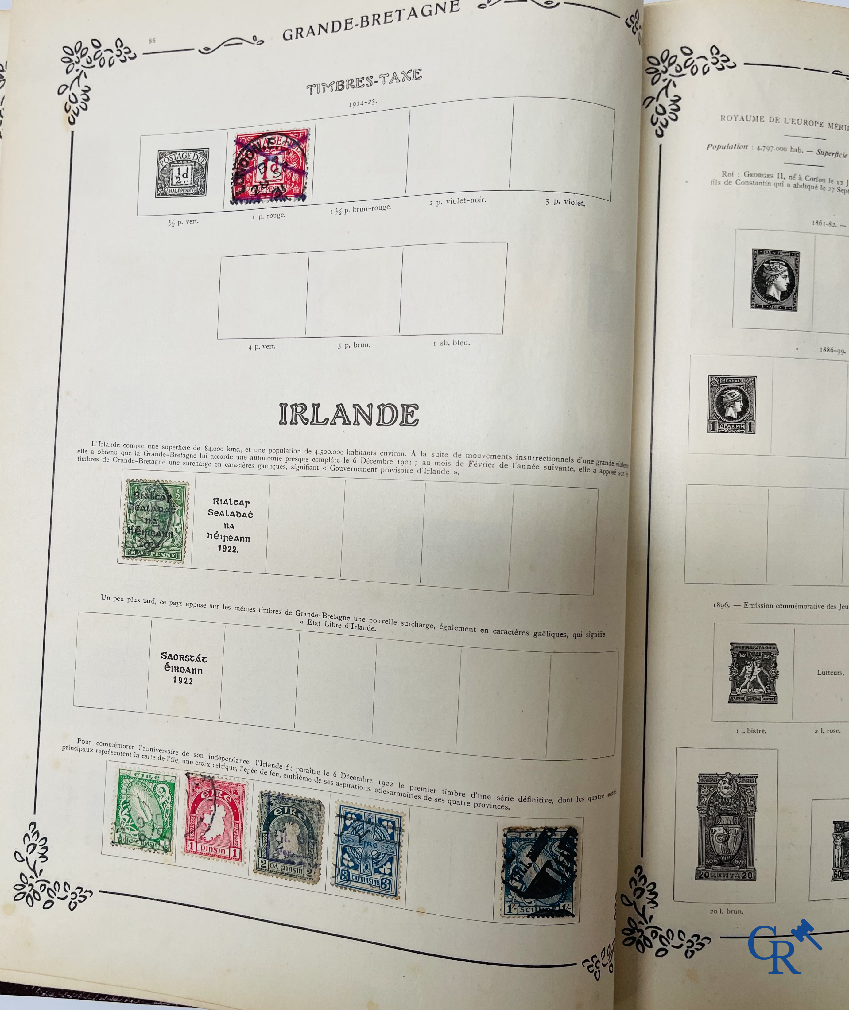 Philately. Yvert & Tellier. Album Historique & Géographique de Timbres-Poste des cinq Parties du Monde. 9ème Edition.