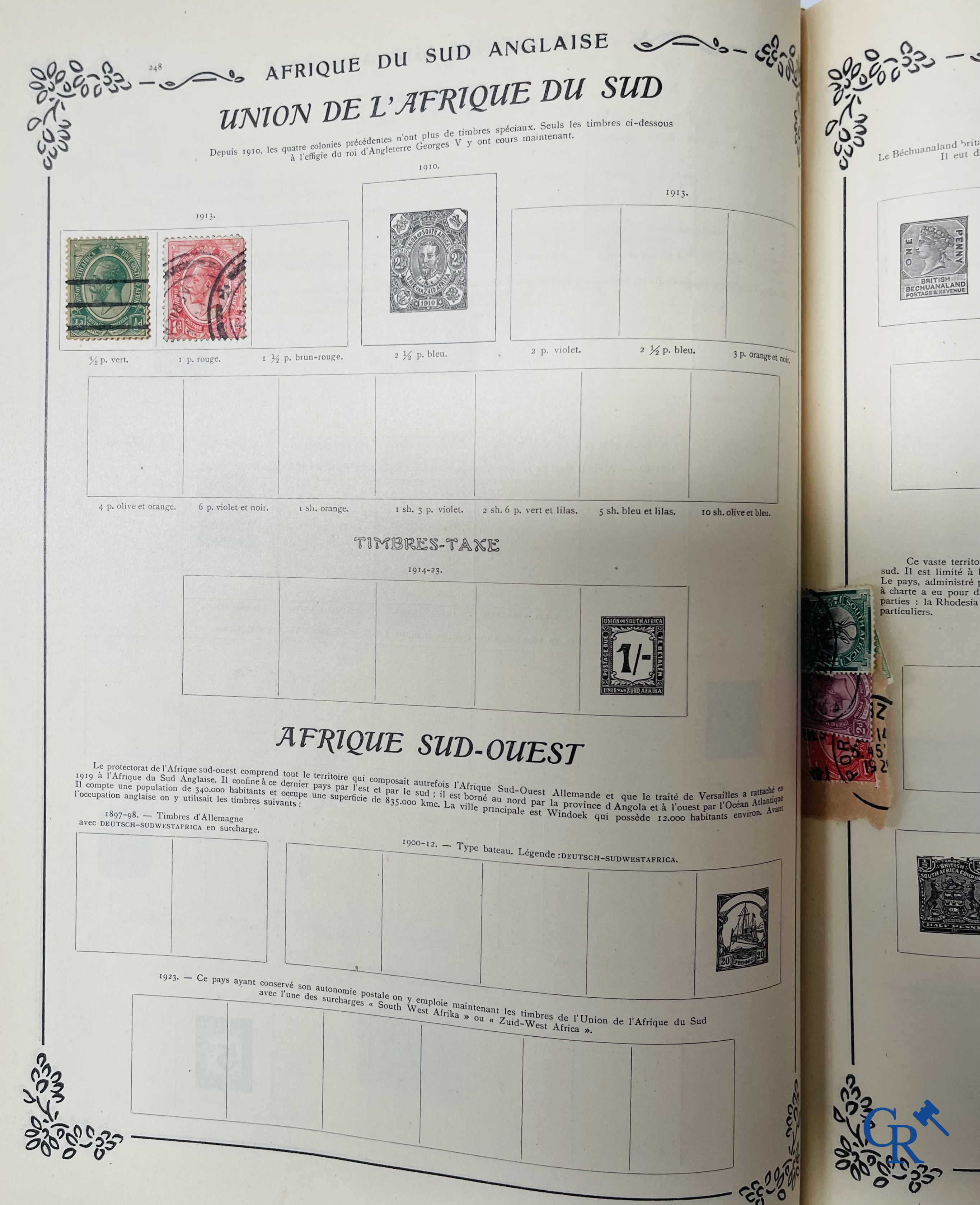 Philately. Yvert & Tellier. Album Historique & Géographique de Timbres-Poste des cinq Parties du Monde. 9ème Edition.