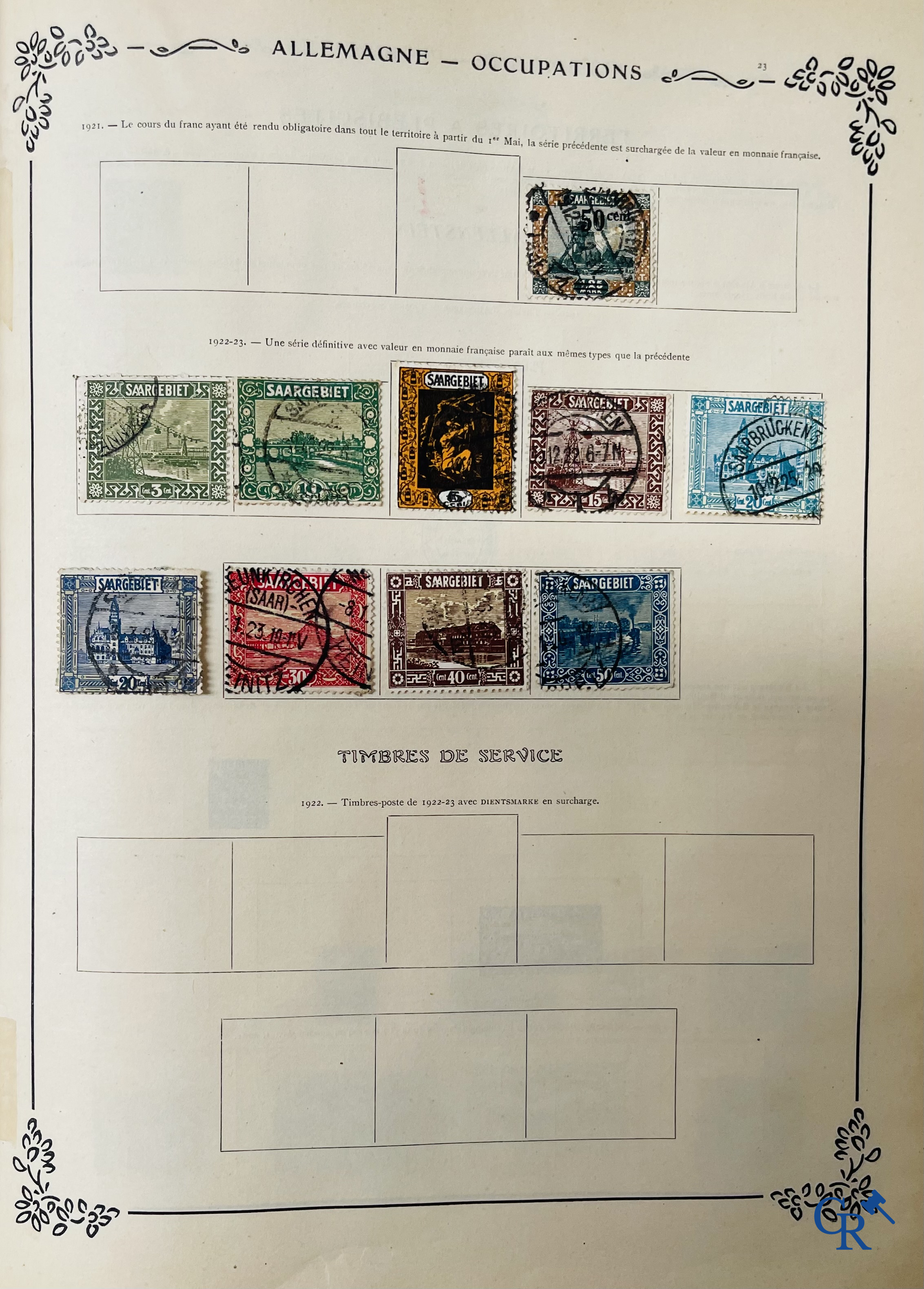 Philately. Yvert & Tellier. Album Historique & Géographique de Timbres-Poste des cinq Parties du Monde. 9ème Edition.