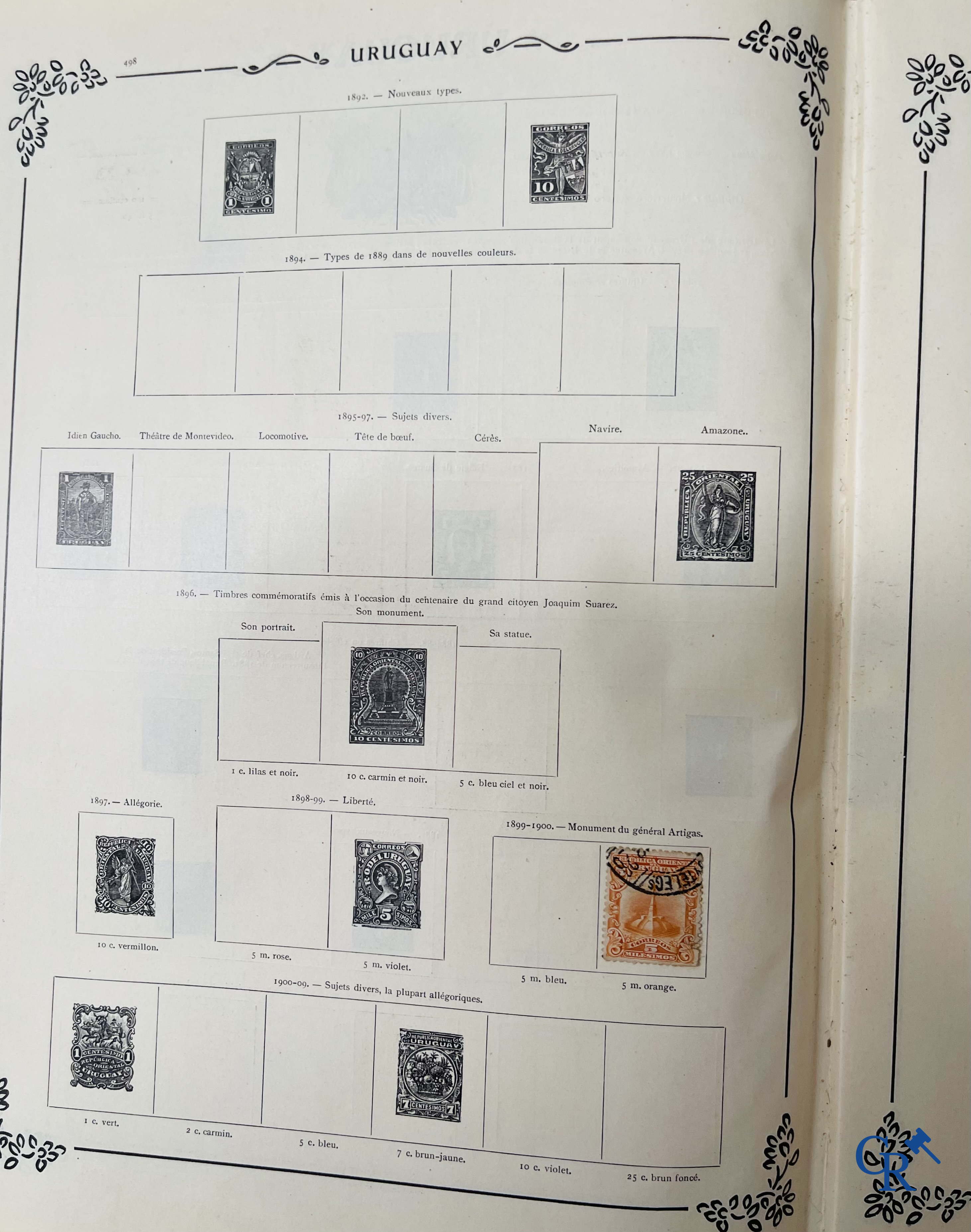 Philately. Yvert & Tellier. Album Historique & Géographique de Timbres-Poste des cinq Parties du Monde. 9ème Edition.