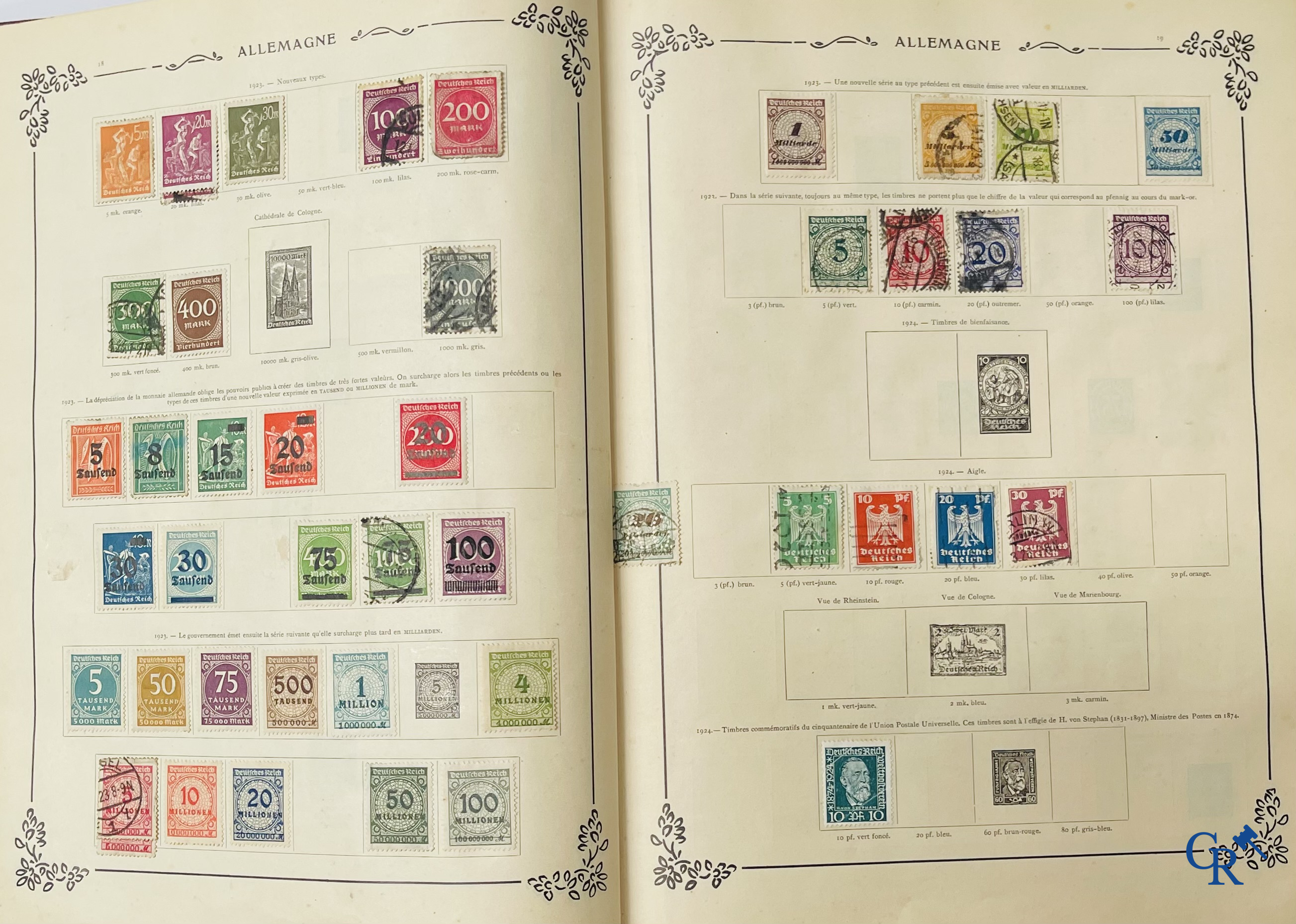 Philately. Yvert & Tellier. Album Historique & Géographique de Timbres-Poste des cinq Parties du Monde. 9ème Edition.