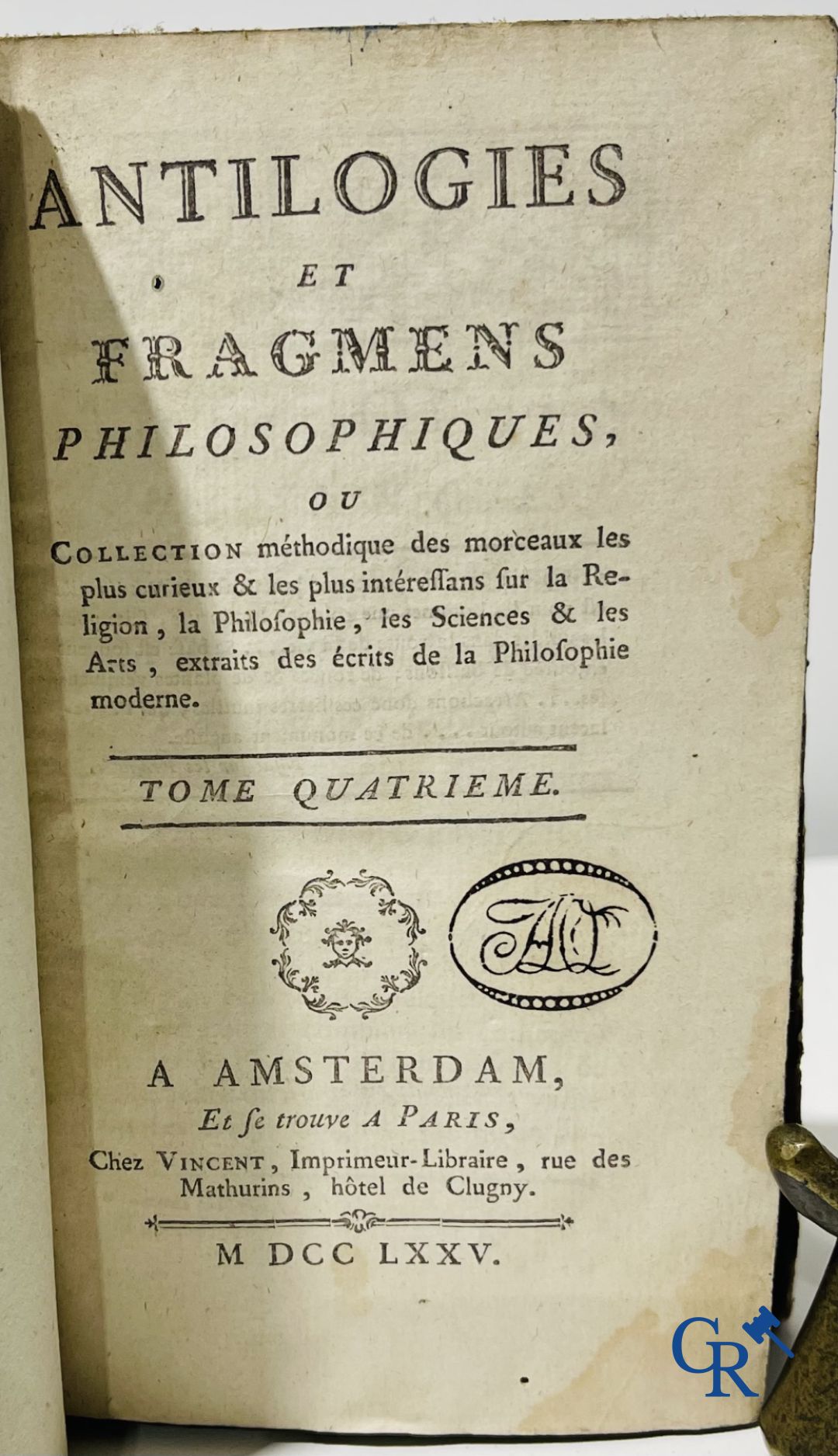 Early printed books: Abbé de Fontenay (4 volumes) 1774 and Les oeuvres de monsieur de Crébillon (3 volumes) 1754.