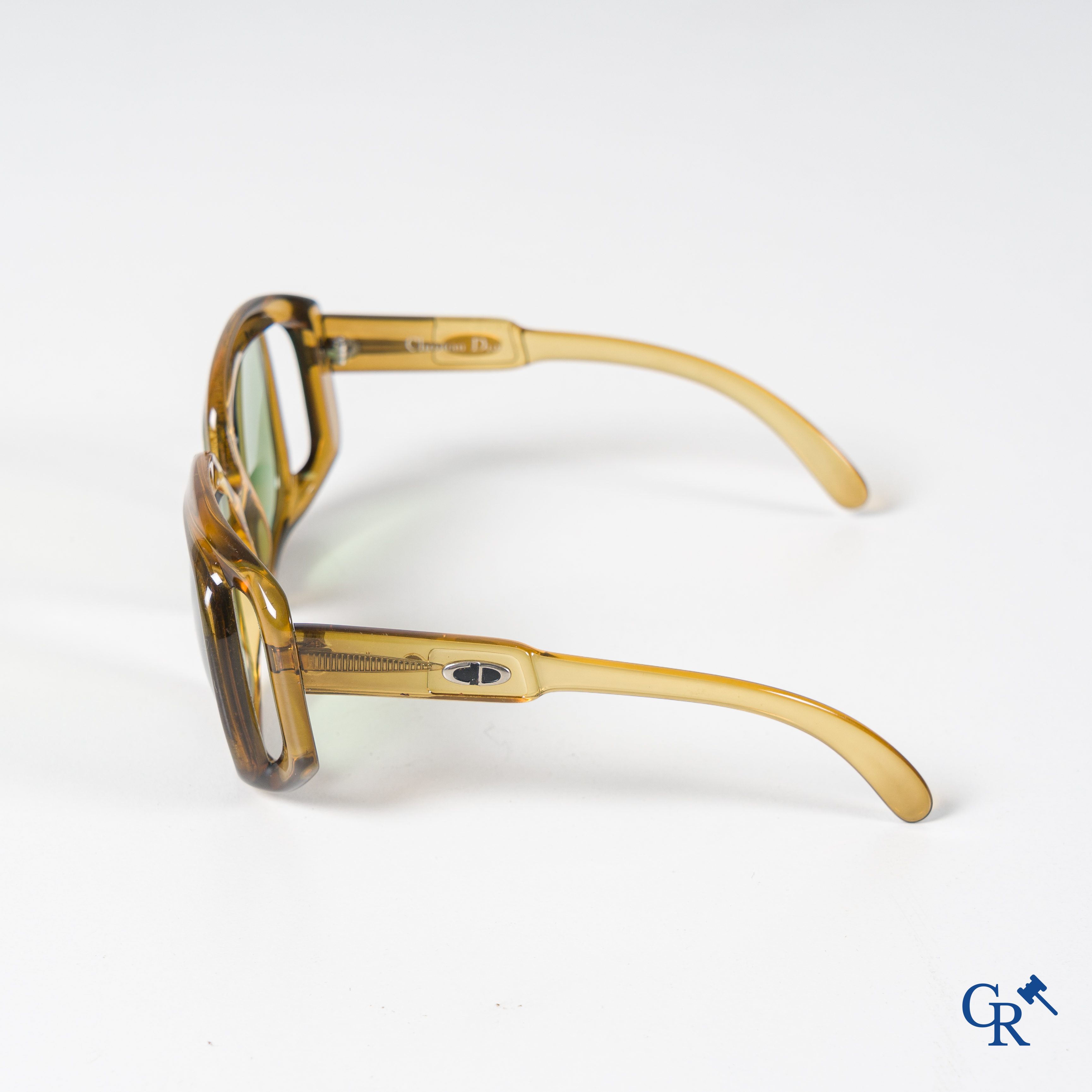 Mode/Vintage: Christian Dior. 5 paires de lunettes vintage. Vers 1970.