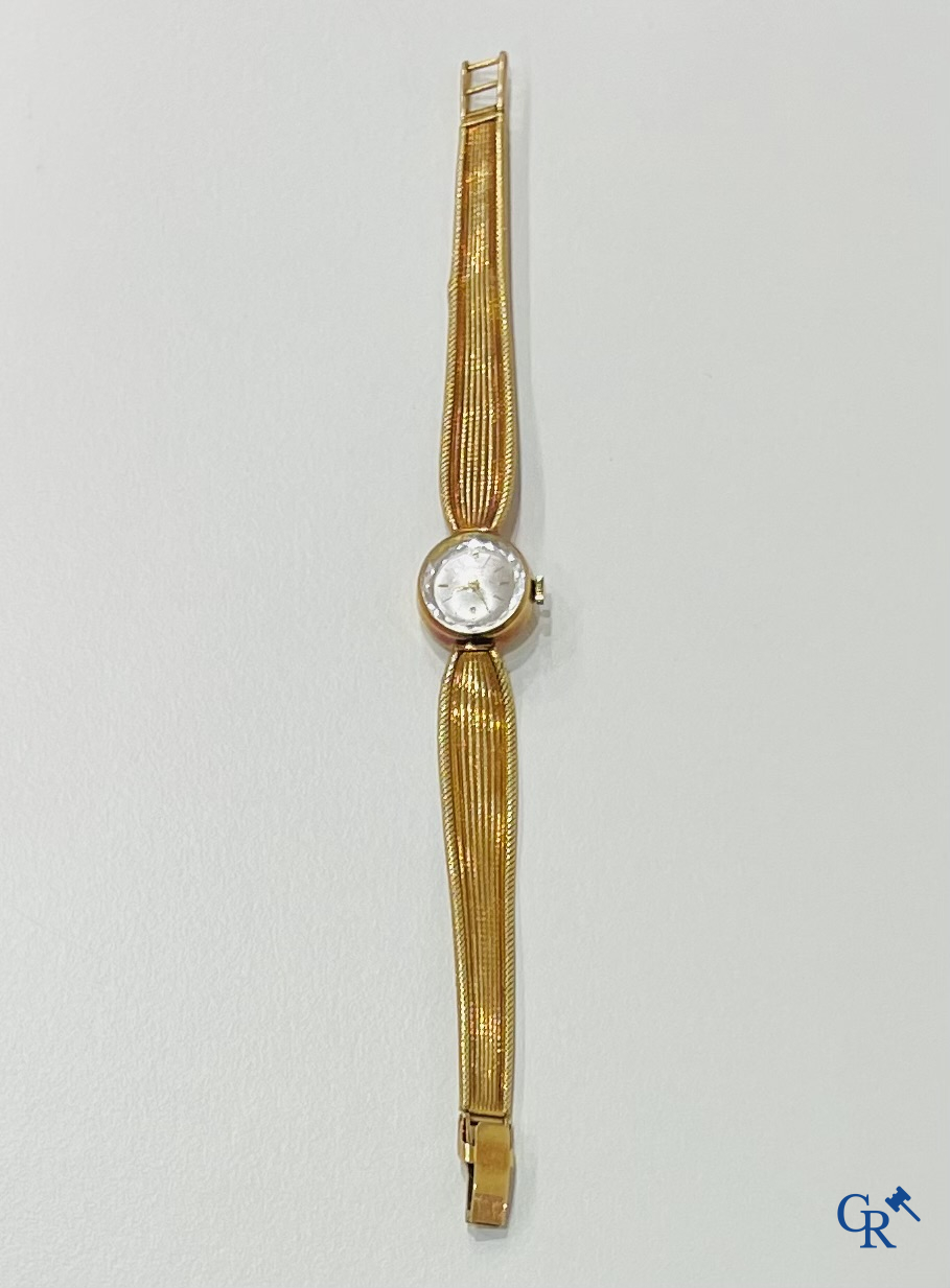 Bijoux, montres, une montre-bracelet pour femme Gigandet en or 750°/00. Travail Suisse.