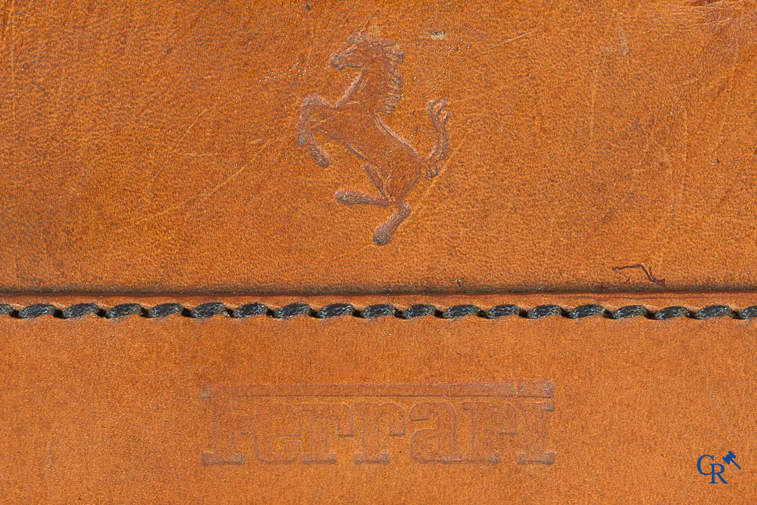 Ferrari 348/F355 toolkit in handgemaakte leder koffer door Schedoni, Modena met het Cavallino logo. Jaren '90.