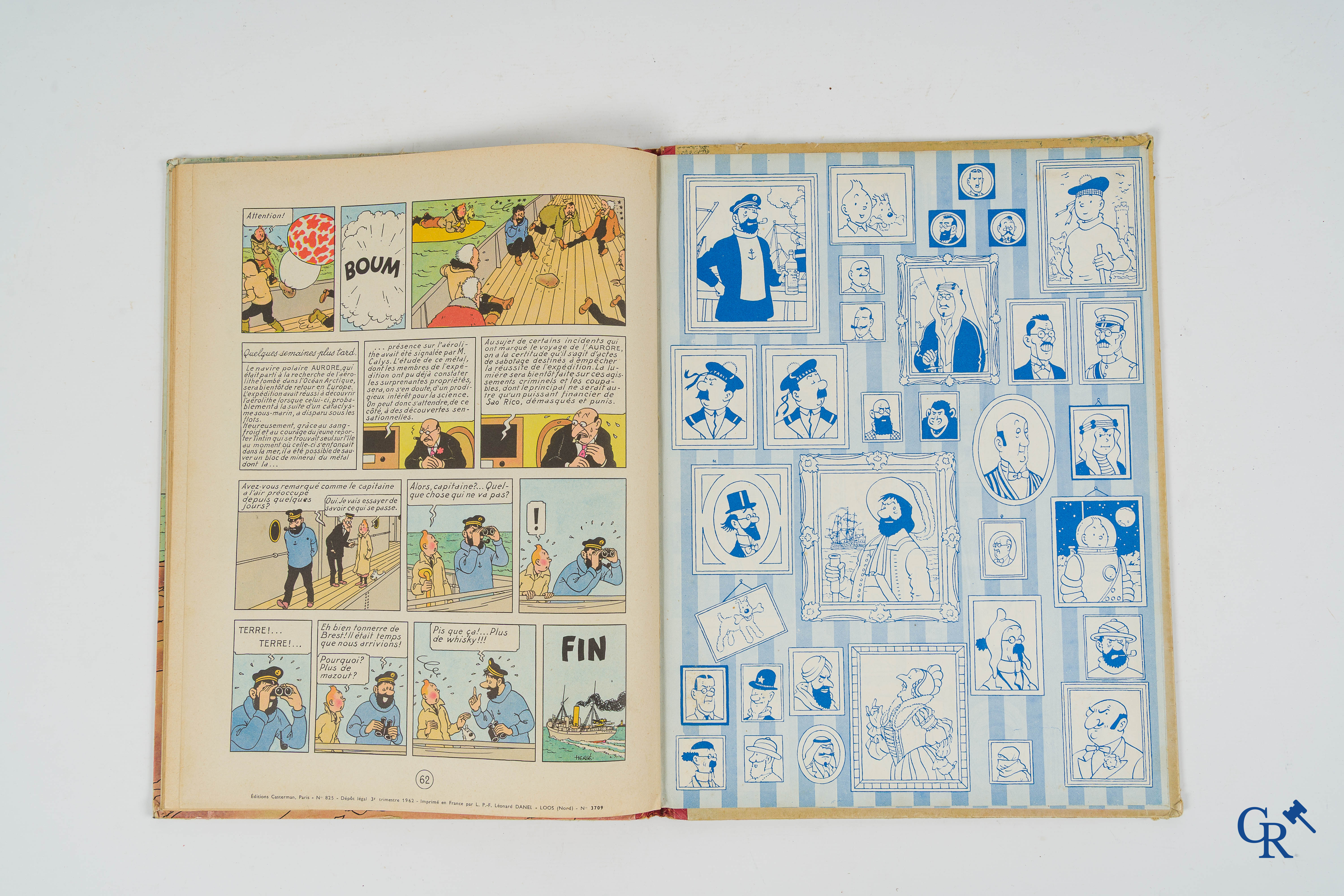 Hergé. Kuifje. Les aventures de Tintin. 2 stripverhalen. "Létoile mysterieuse" en "l'Affaire Tournesol". Casterman.