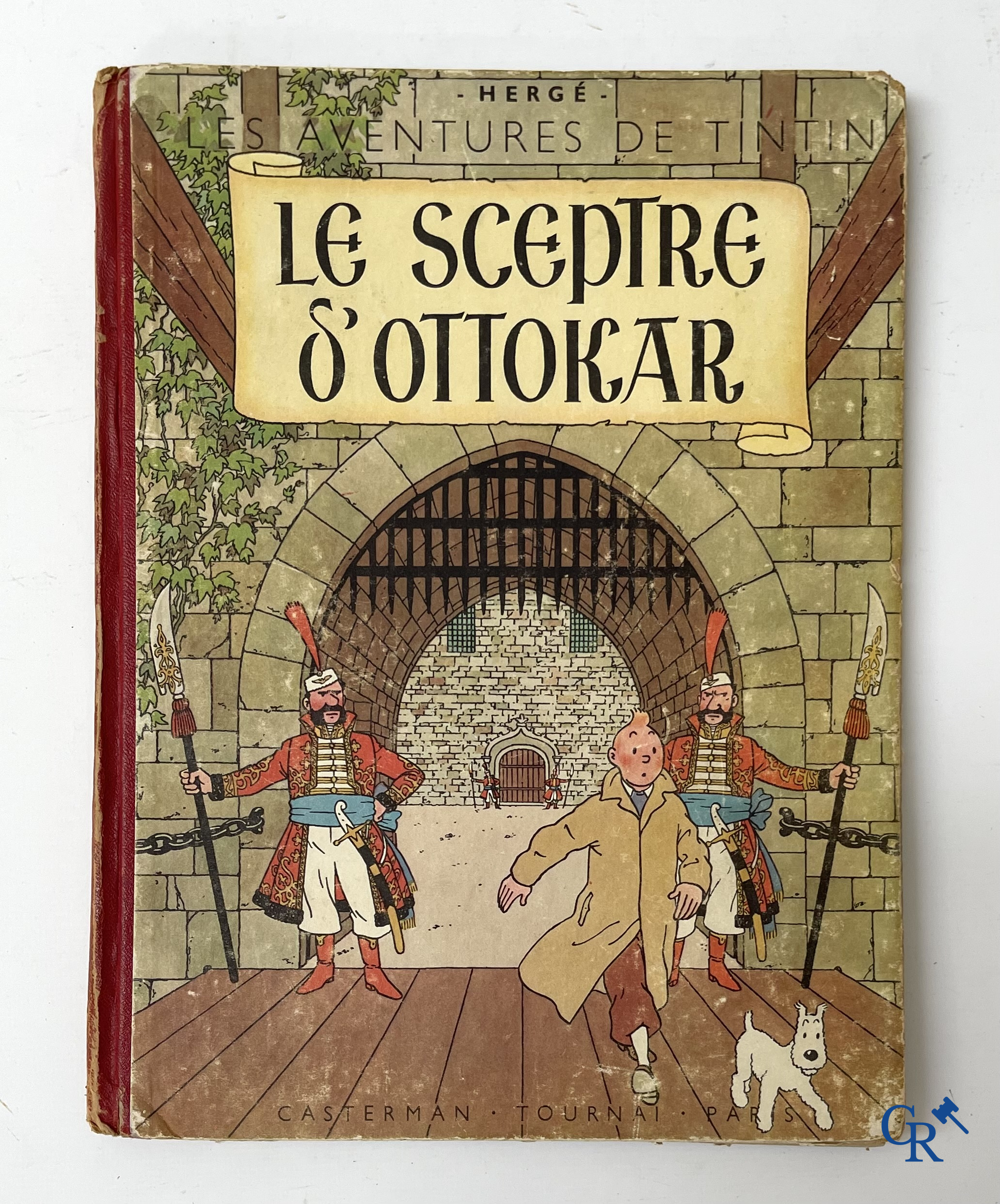 Hergé. 8 oude Kuifjes albums waaronder drukken in zwart-wit.
