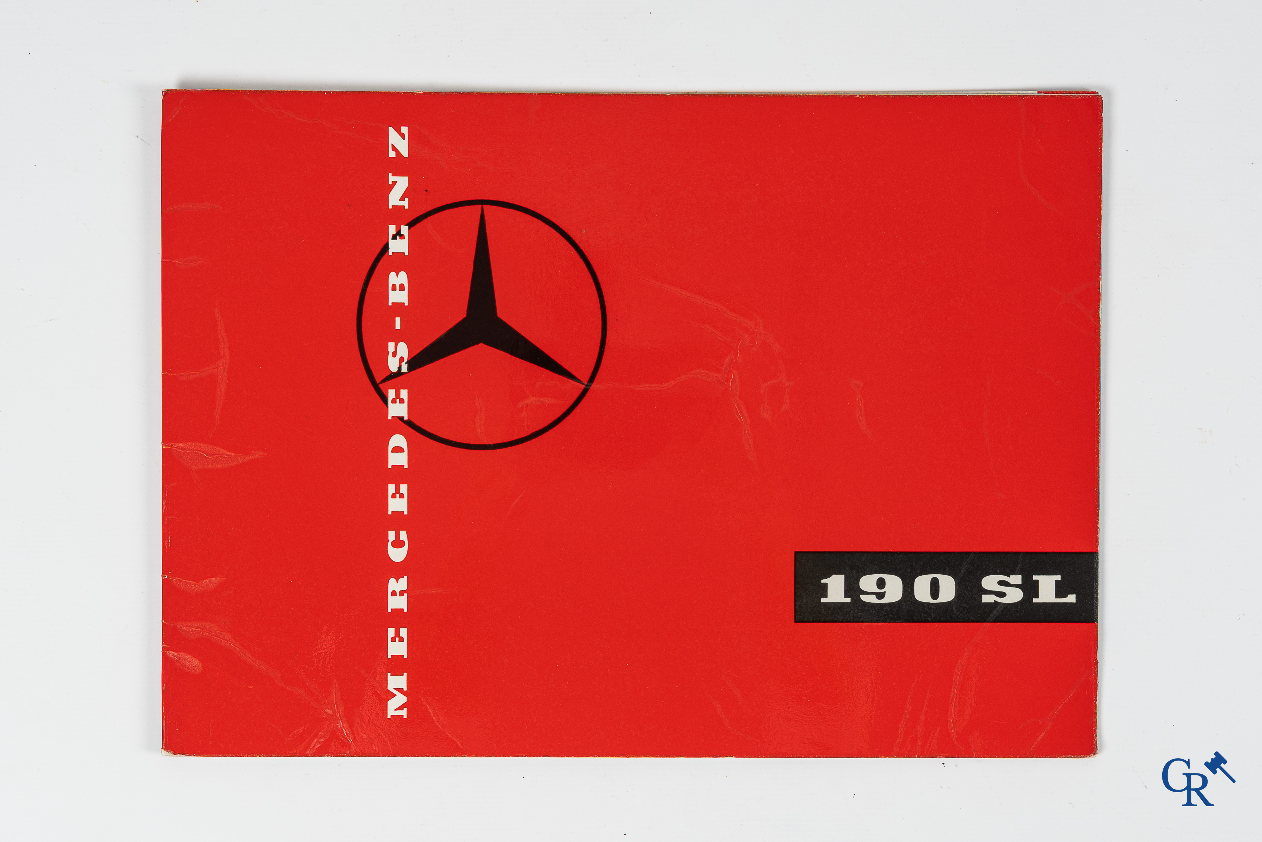 Automobilia. Mercedes Benz. Originele luxe publiciteitsfolder voor de 190SL Roadster en flyers voor de 300SL.