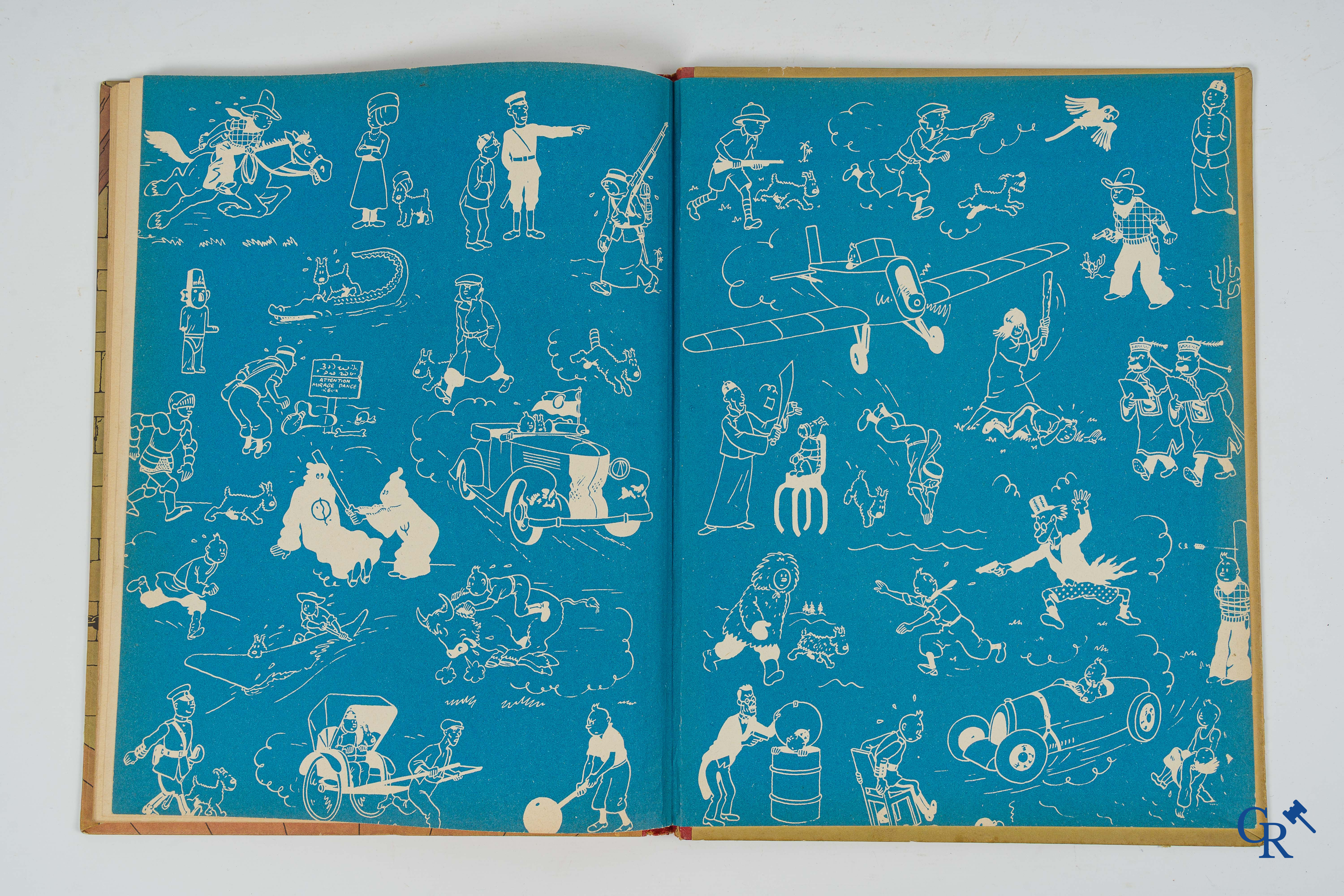 Hergé. Kuifje. Les aventures de Tintin. Le Sceptre d'Ottokar. Stripverhaal. Casterman 1947. Imprimé en Belgique.