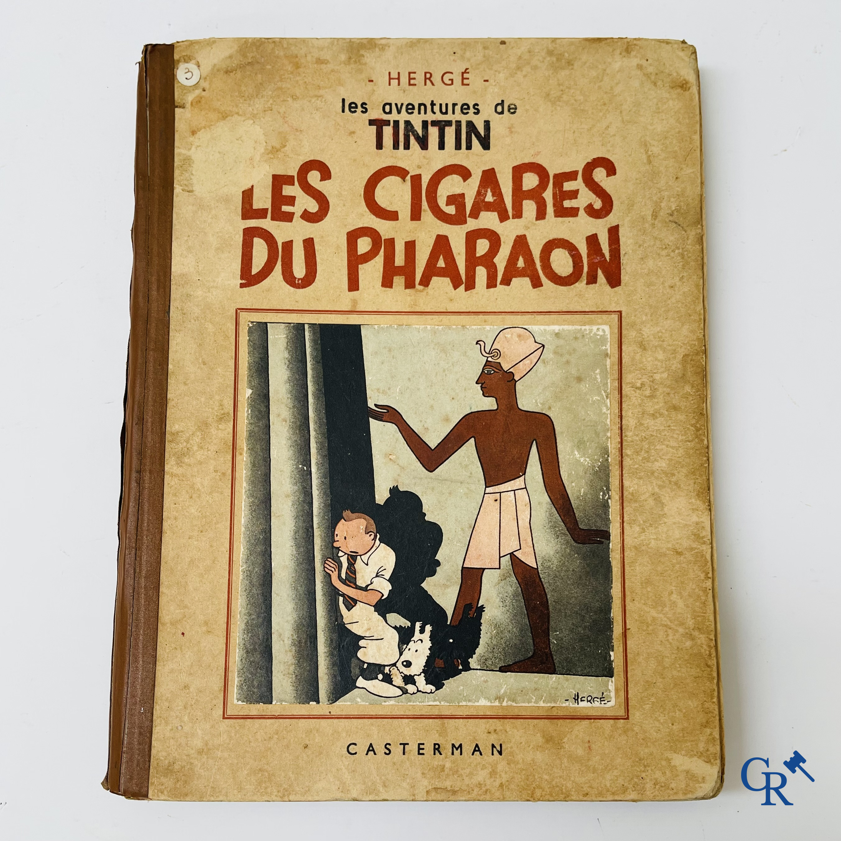 Hergé. 8 oude Kuifjes albums waaronder drukken in zwart-wit.