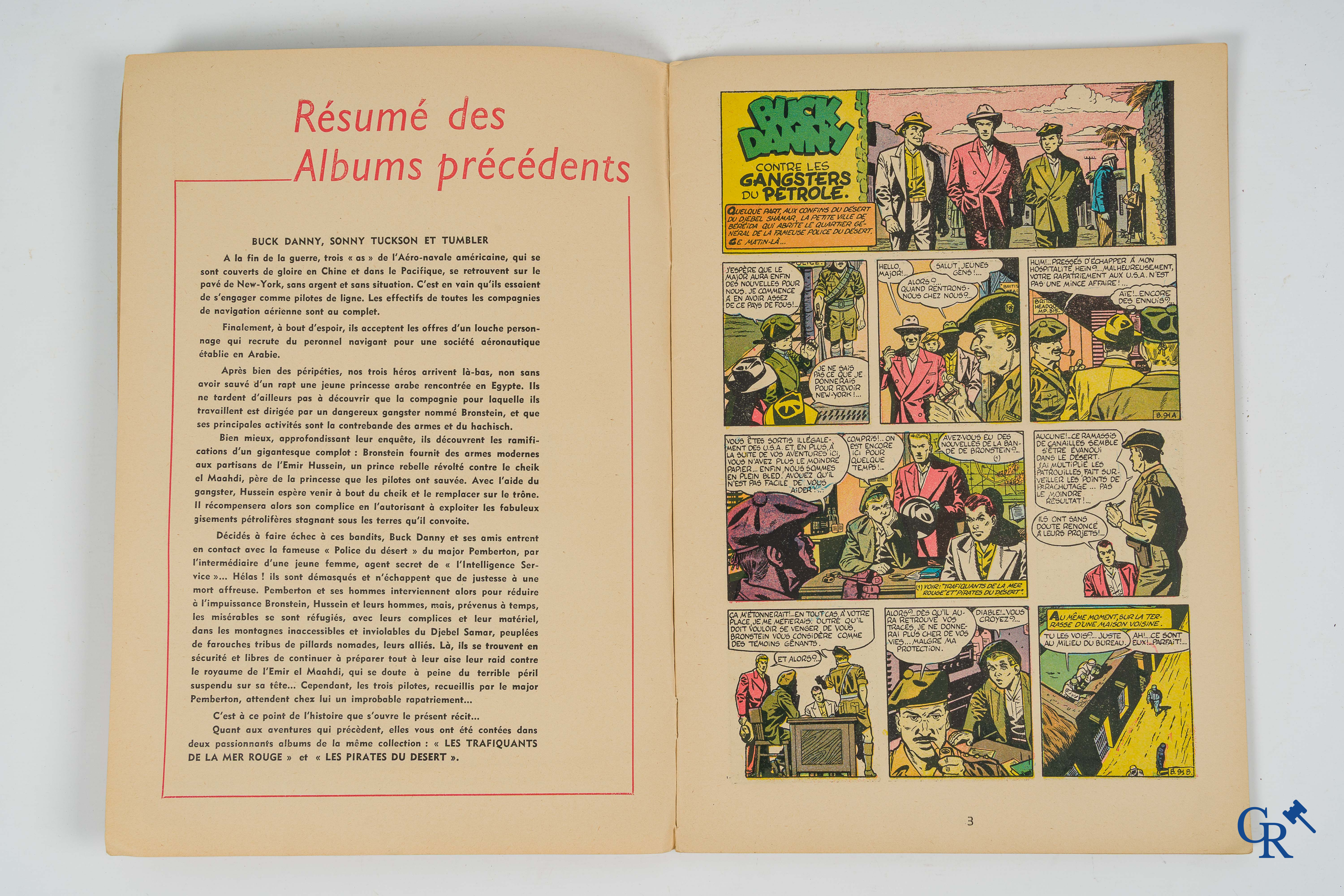 Les Nouvelles aventures de Buck Danny. Les gangsters du pétrole. J.M. Charlier et Victor Hubinon. Editions Dupuis.