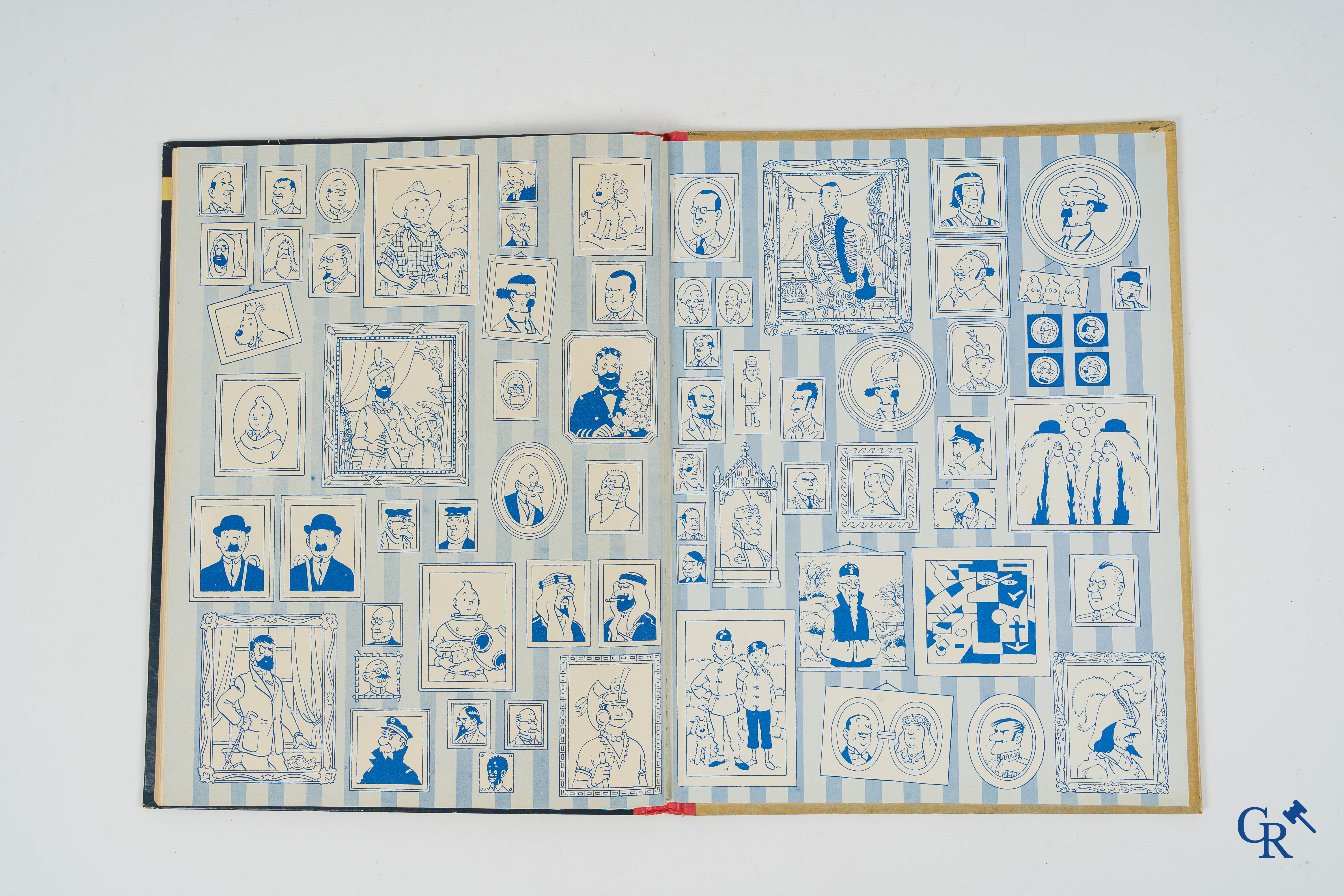 Hergé. Les aventures de Tintin. Kuifje, 2 stripverhalen. "Coke en stock" en "On a marché sur la lune". Casterman.