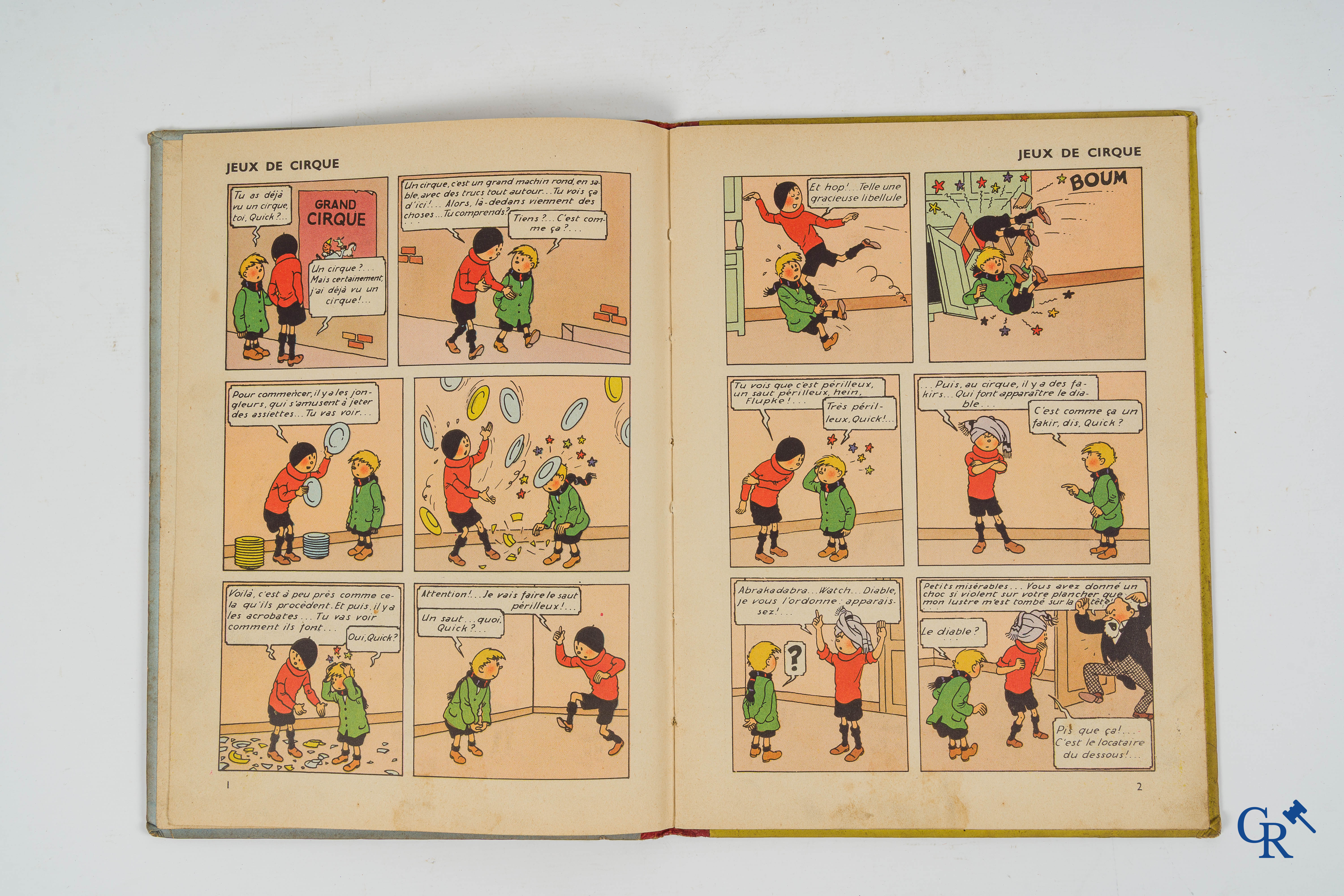 Hergé. Les exploits de Quick et Flupke. Editions Casterman 1941. 4e série.