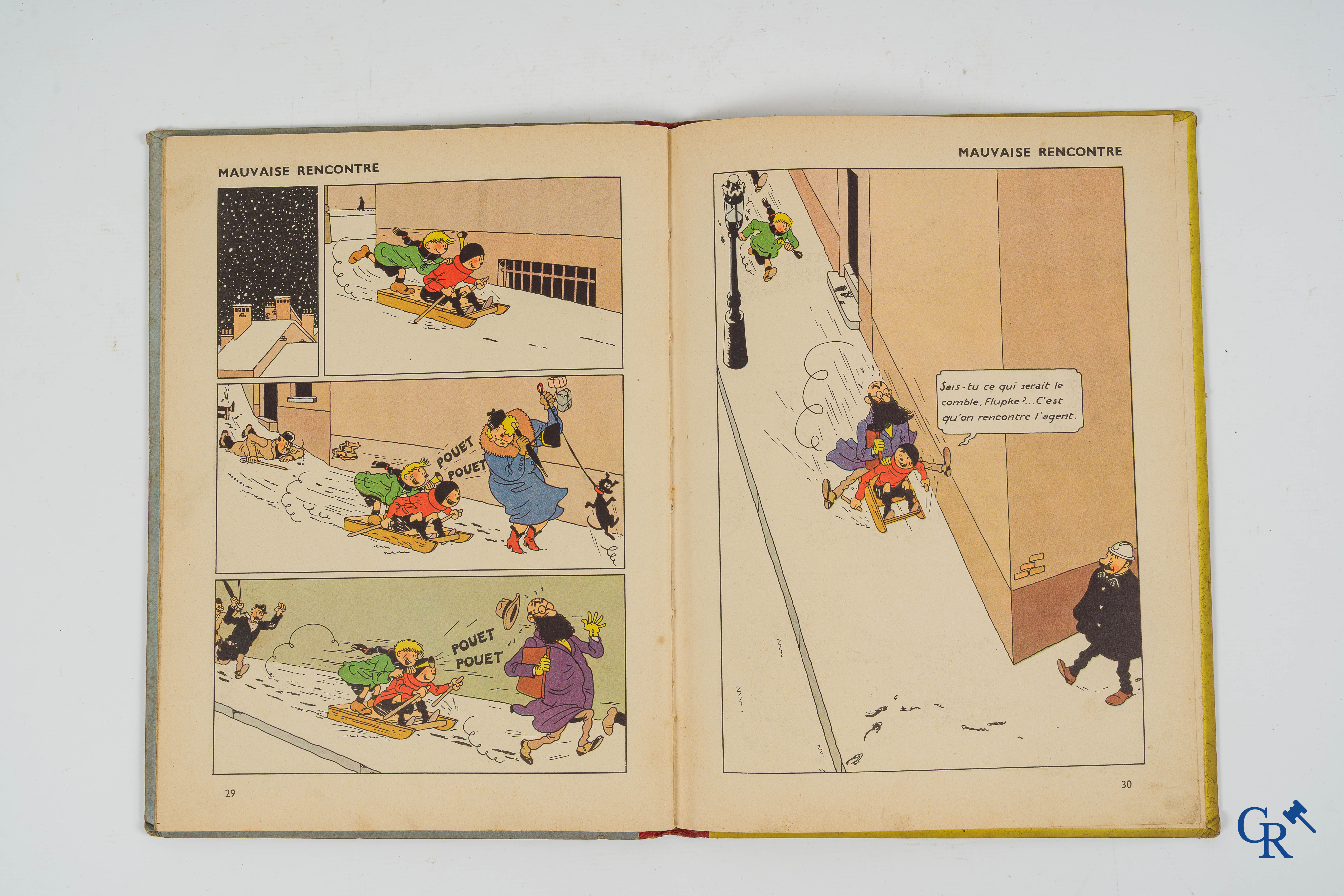 Hergé. Les exploits de Quick et Flupke. Editions Casterman 1941. 4e série.