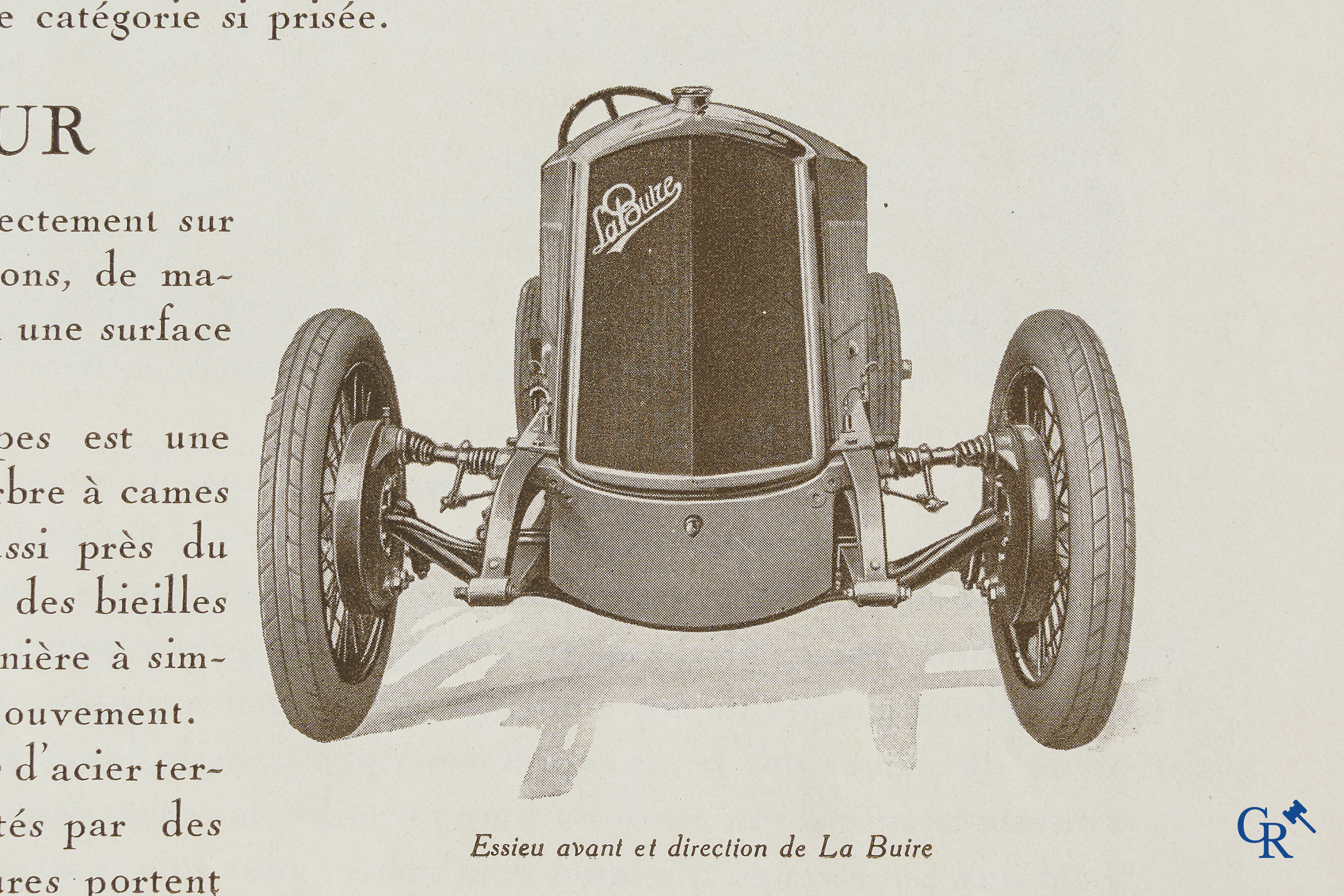 La Buire. Luxe publiciteitsfolder uit 1926 geïllustreerd door Géo Gaumet en 2 prijslijsten uit 1924 en 1926.