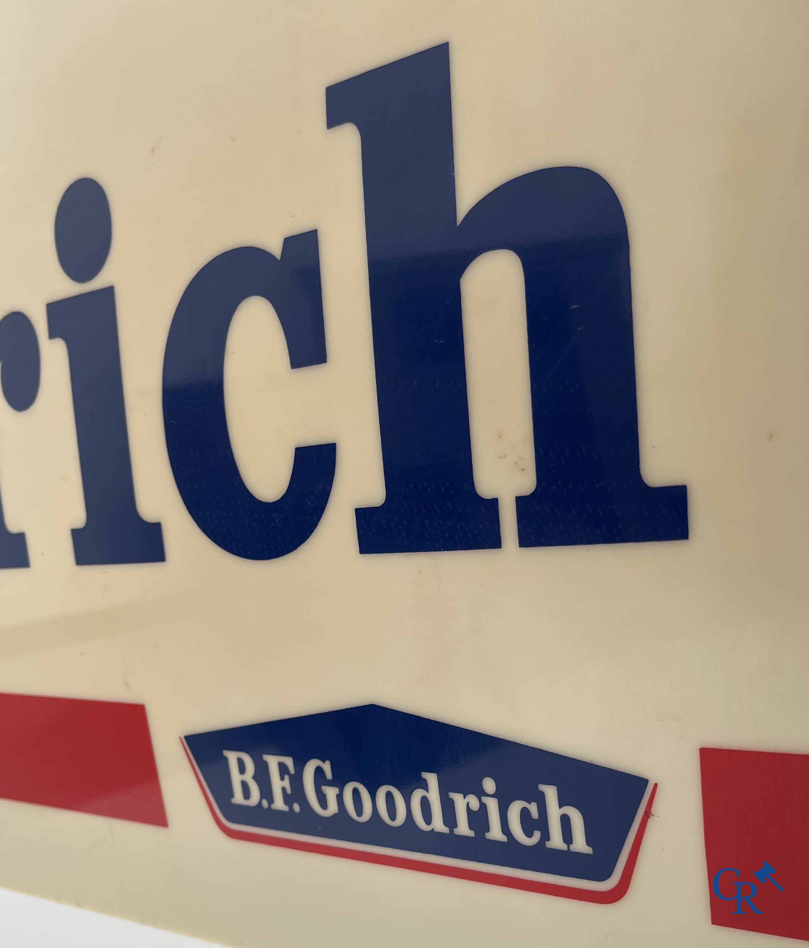 B.F. Goodrich. Lichtreclame voor autobanden van Goodrich. Api Neon. Jaren '60.