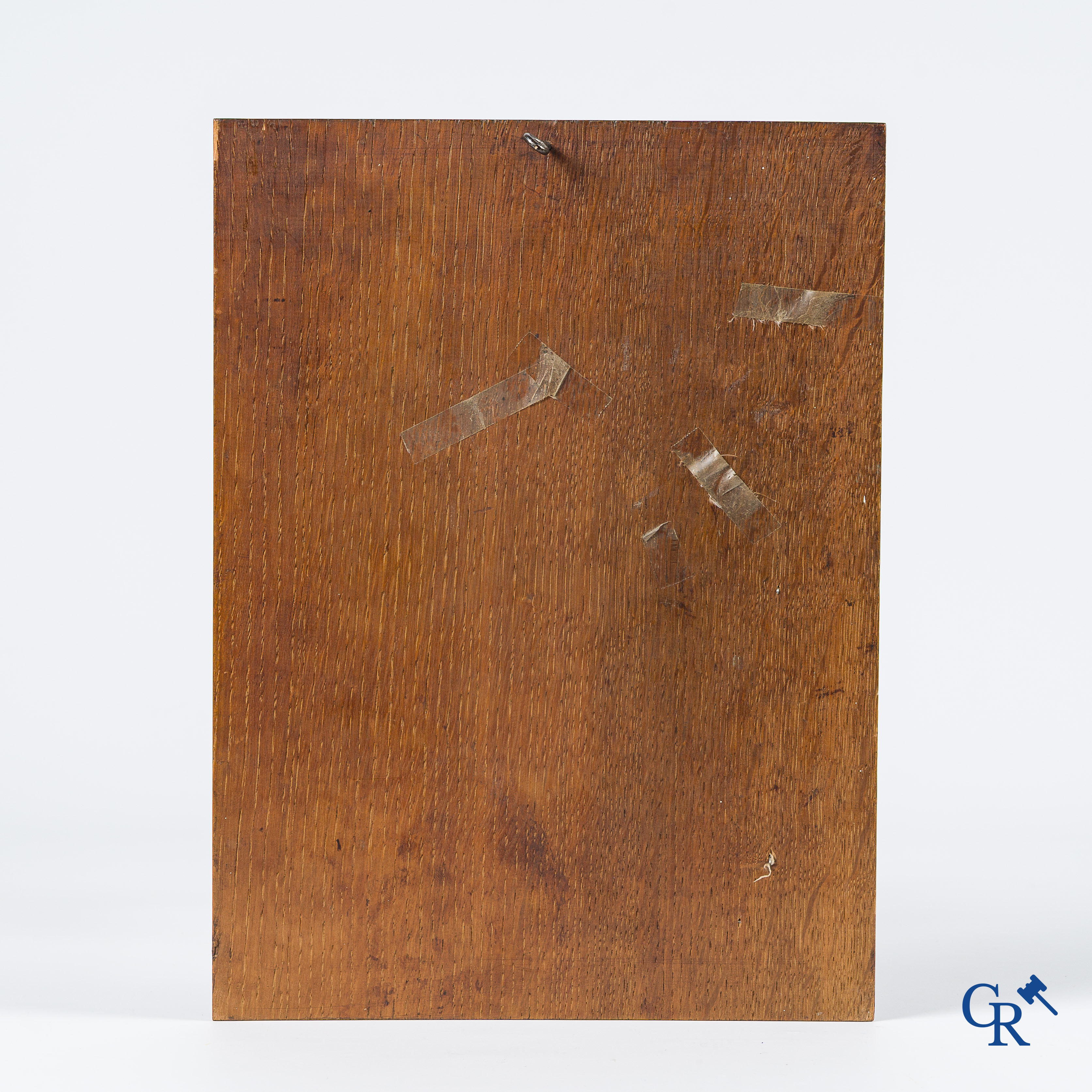 Automobilia. Auto rally troffee voor de Rally Europe - Nice - Luik van 1930, georganiseerd door Shell en de R.A.C.B.