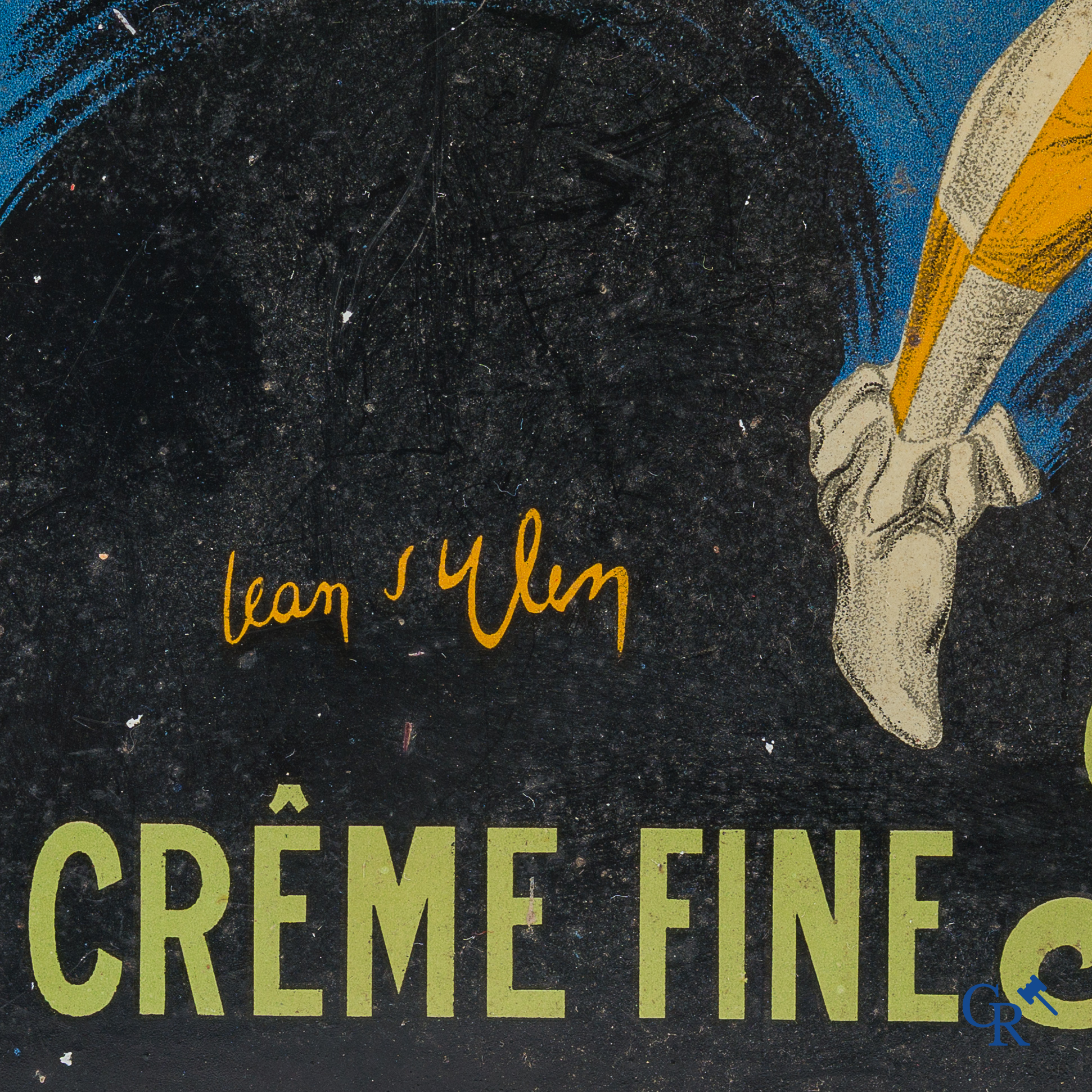 Jean D'Ylen (1886-1938) Crême fine Barco, ne brule pas la chaussure. Beschilderd blik. Jaren '20.