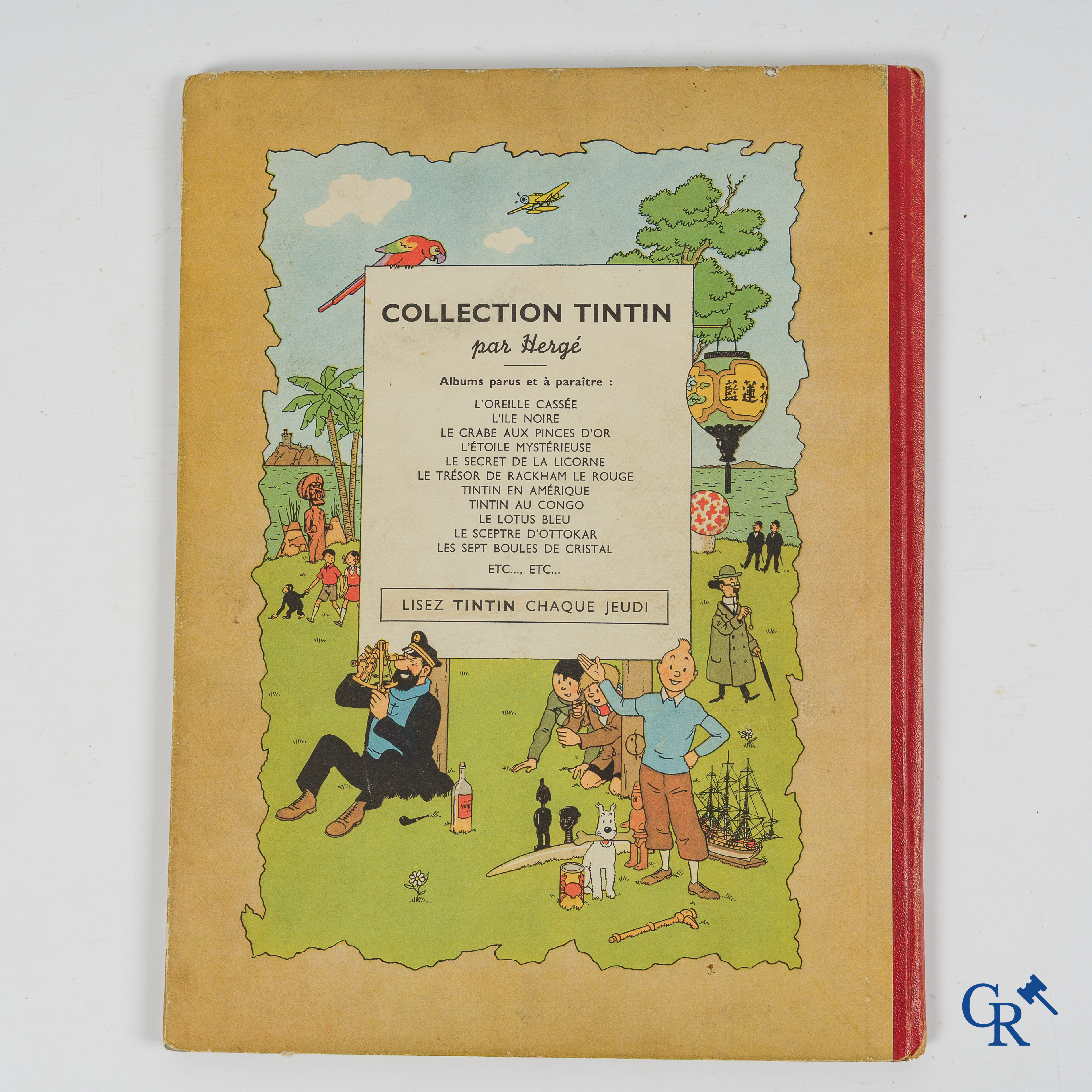 Hergé. Kuifje. Les aventures de Tintin. Le Sceptre d'Ottokar. Stripverhaal. Casterman 1947. Imprimé en Belgique.
