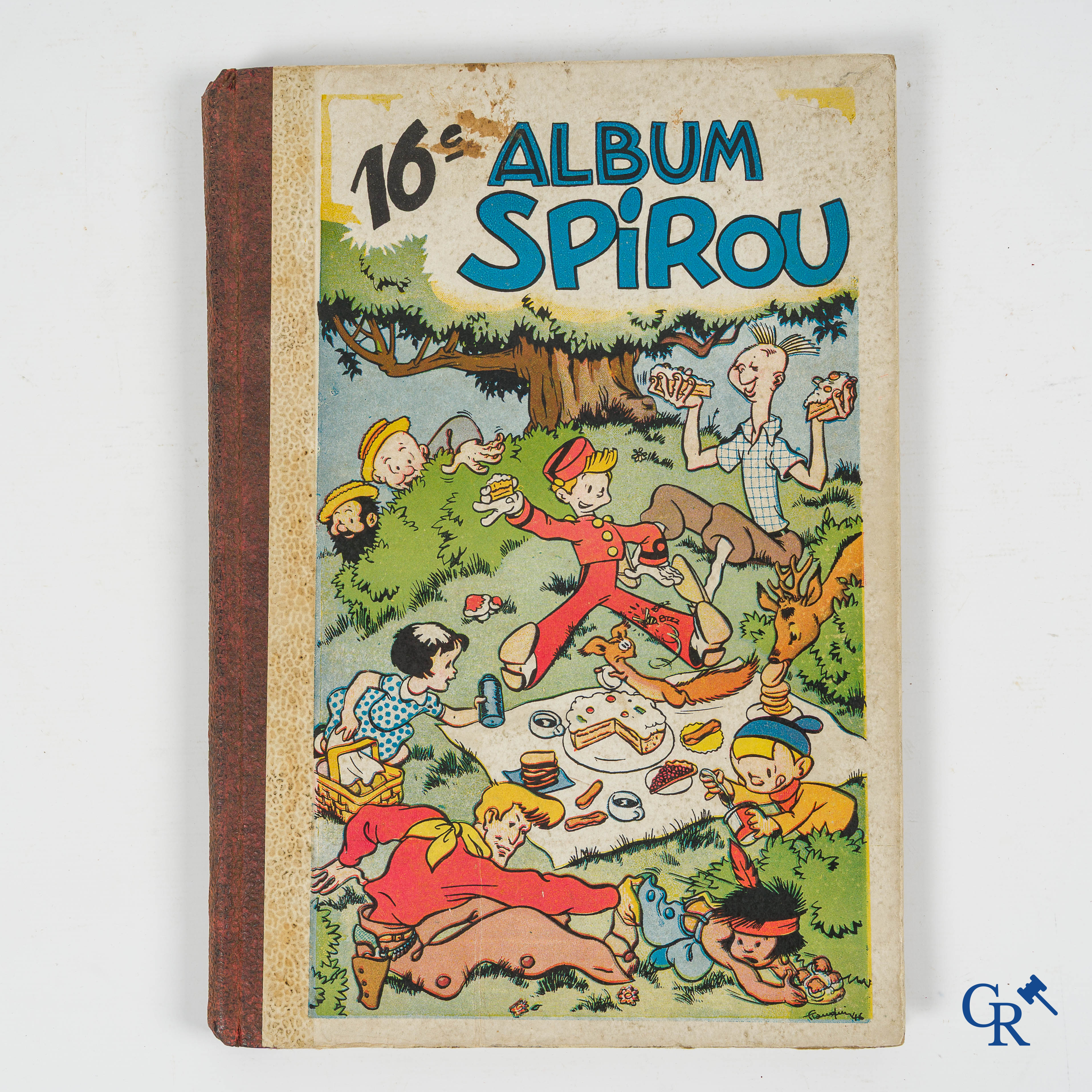 Spirou (Robbedoes) 16e Album Spirou. 7ème année, 1945. Maisons d'Editions J.Dupuis, Fils et Cie Charleroi.