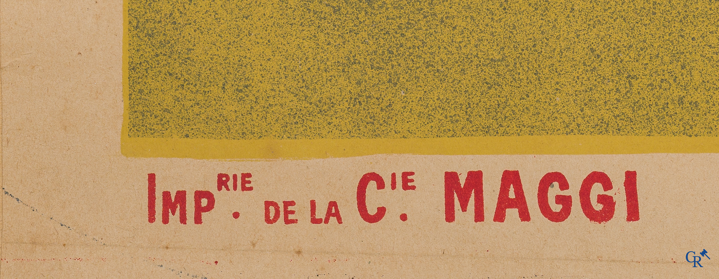 Firmin Bouisset (1859-1925) Zeldzame publiciteitsaffiche voor Maggi. Imprimerie de la Cie, Maggi.