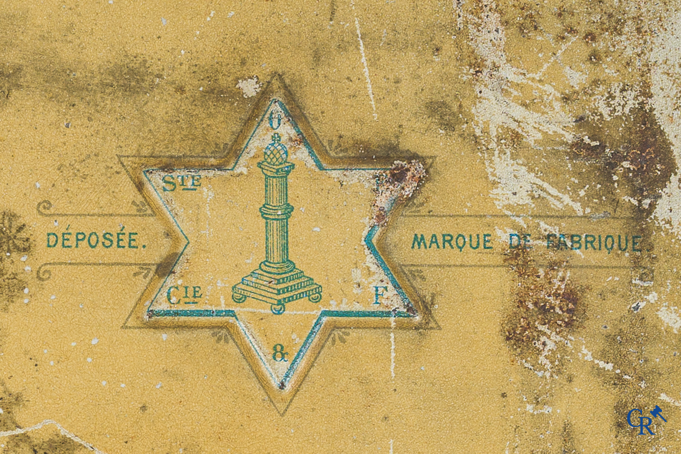 Pneu Englebert, Pour voitures et automobiles. Manufacture Liégeoise de Caoutchouc. O. Englebert Fils. Circa 1900.