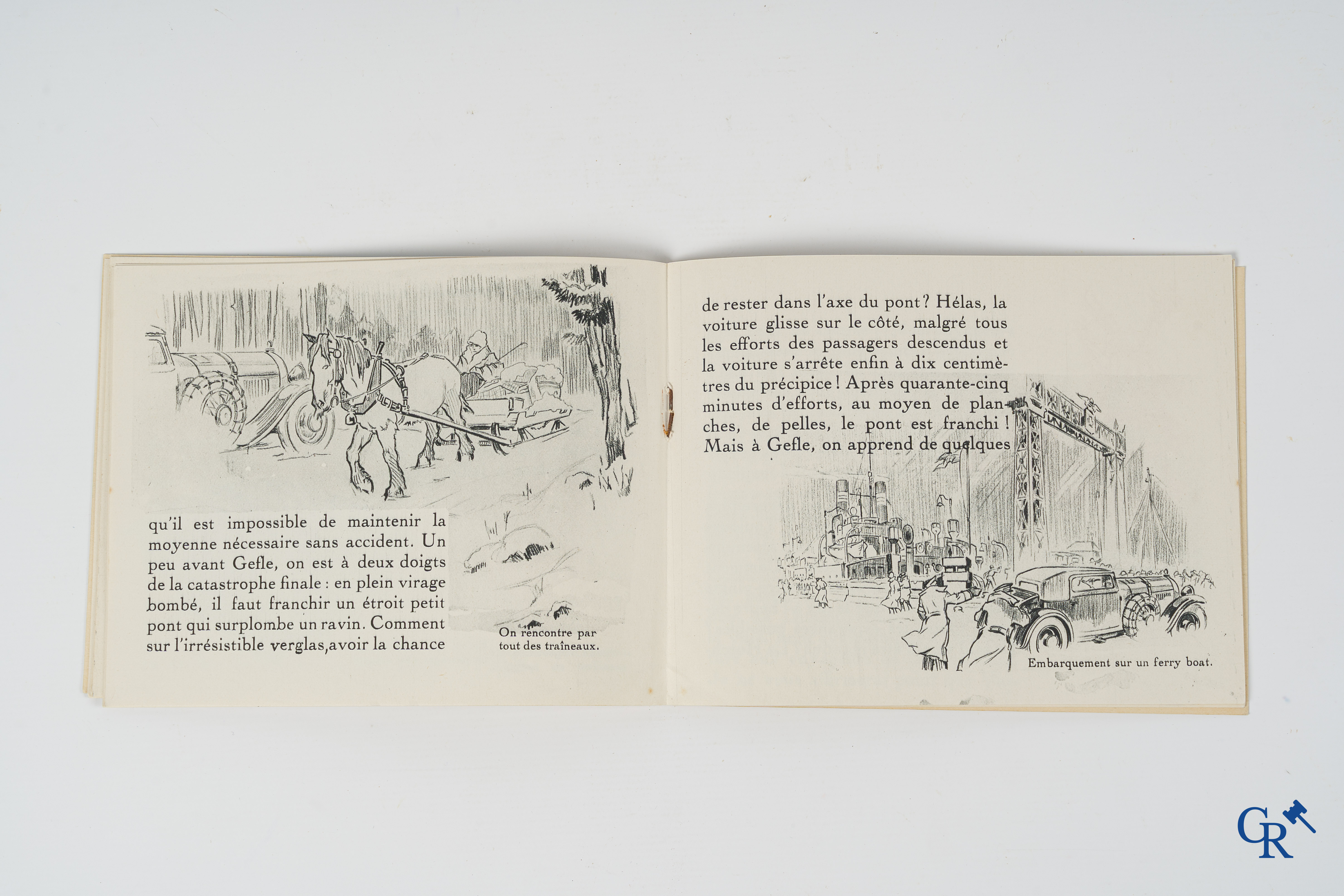Geo Ham, Georges Hamel (1900-1972) voor Hotchkiss. Beschrijving van de Rallye Monte Carlo, 1932.