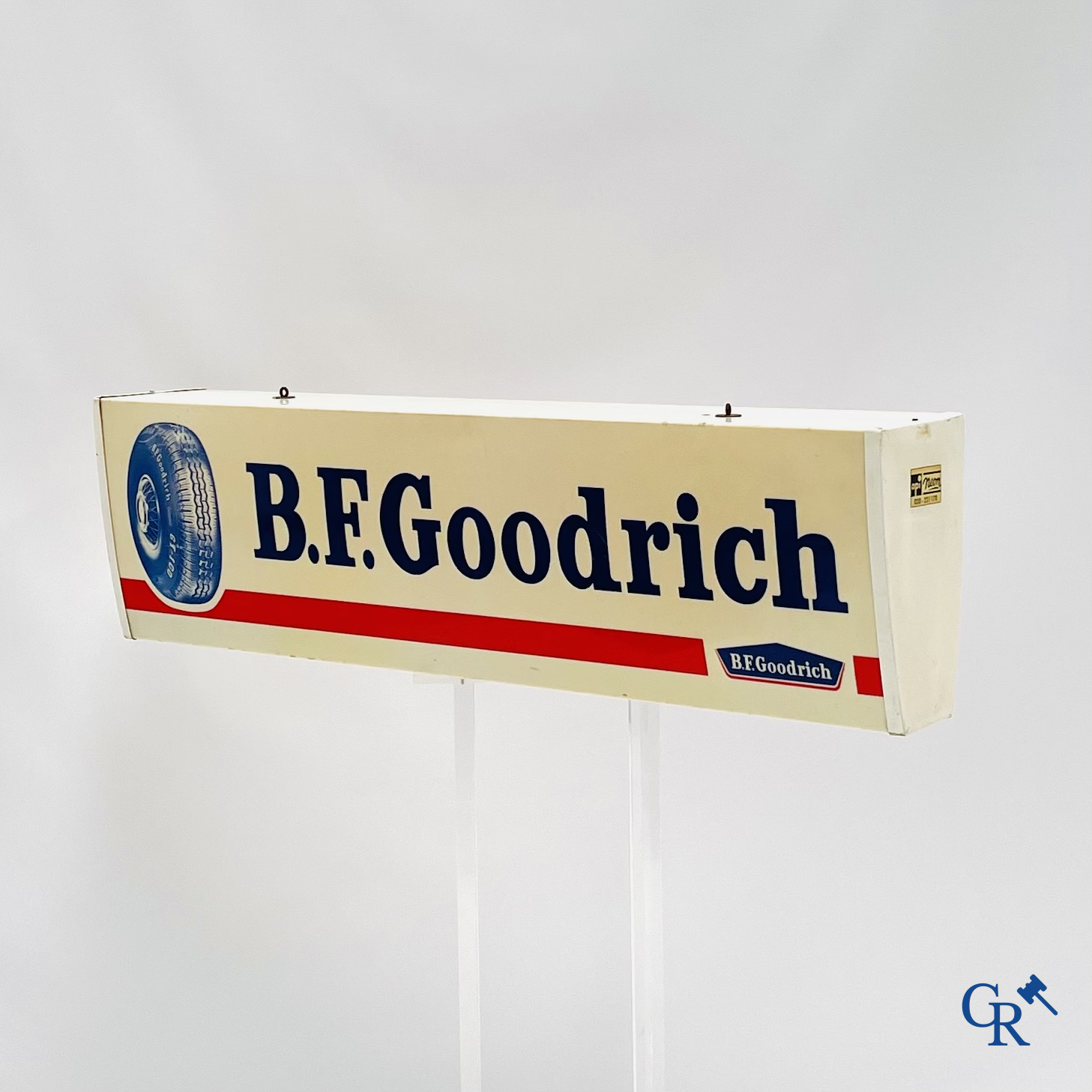 B.F. Goodrich. Lichtreclame voor autobanden van Goodrich. Api Neon. Jaren '60.