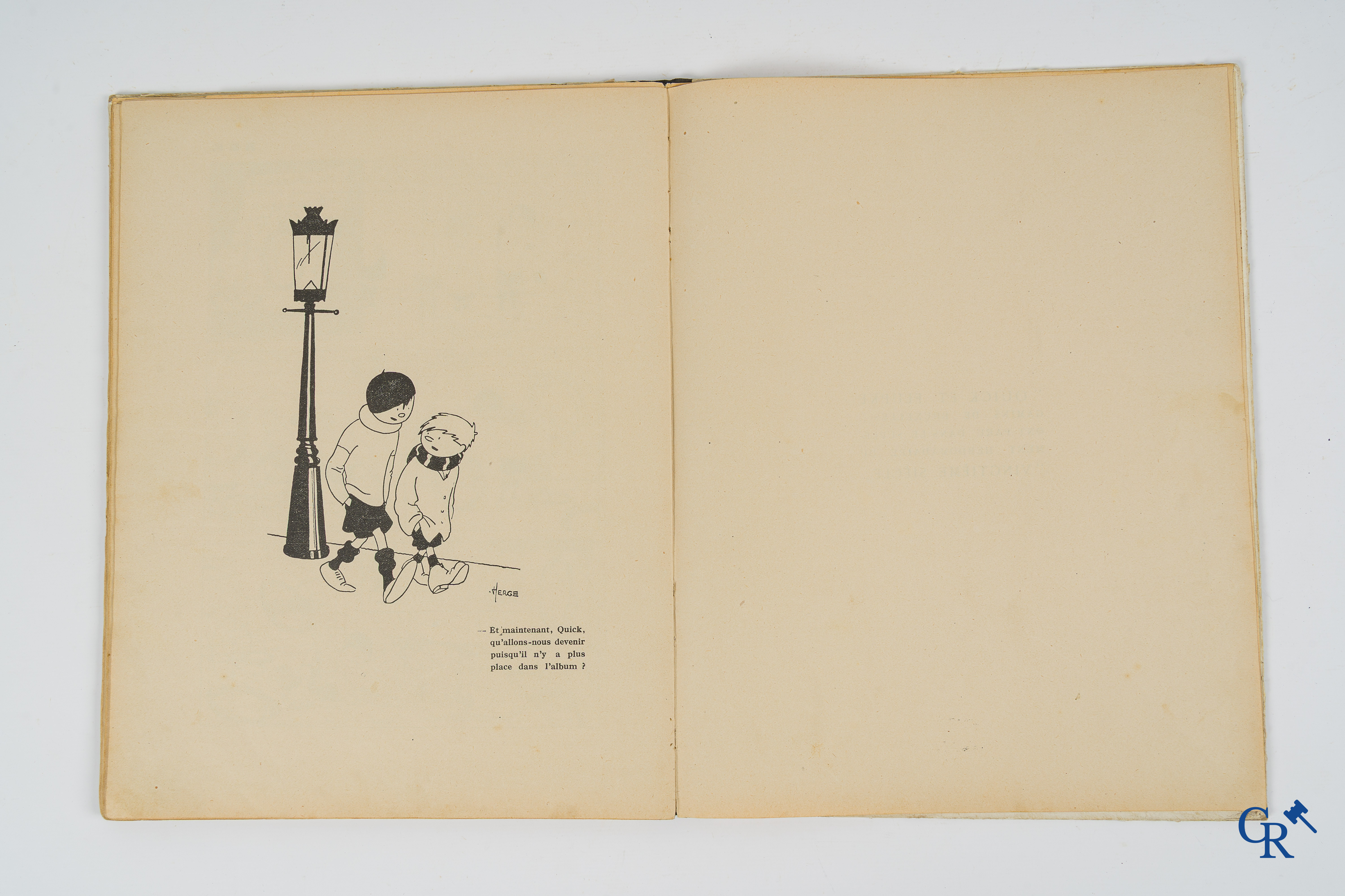 Hergé. Quick et Flupke, Gamins de Bruxelles. Les éditions du Petit "Vingtième" 11, Boulevard Bischoffsheim, Bruxelles.