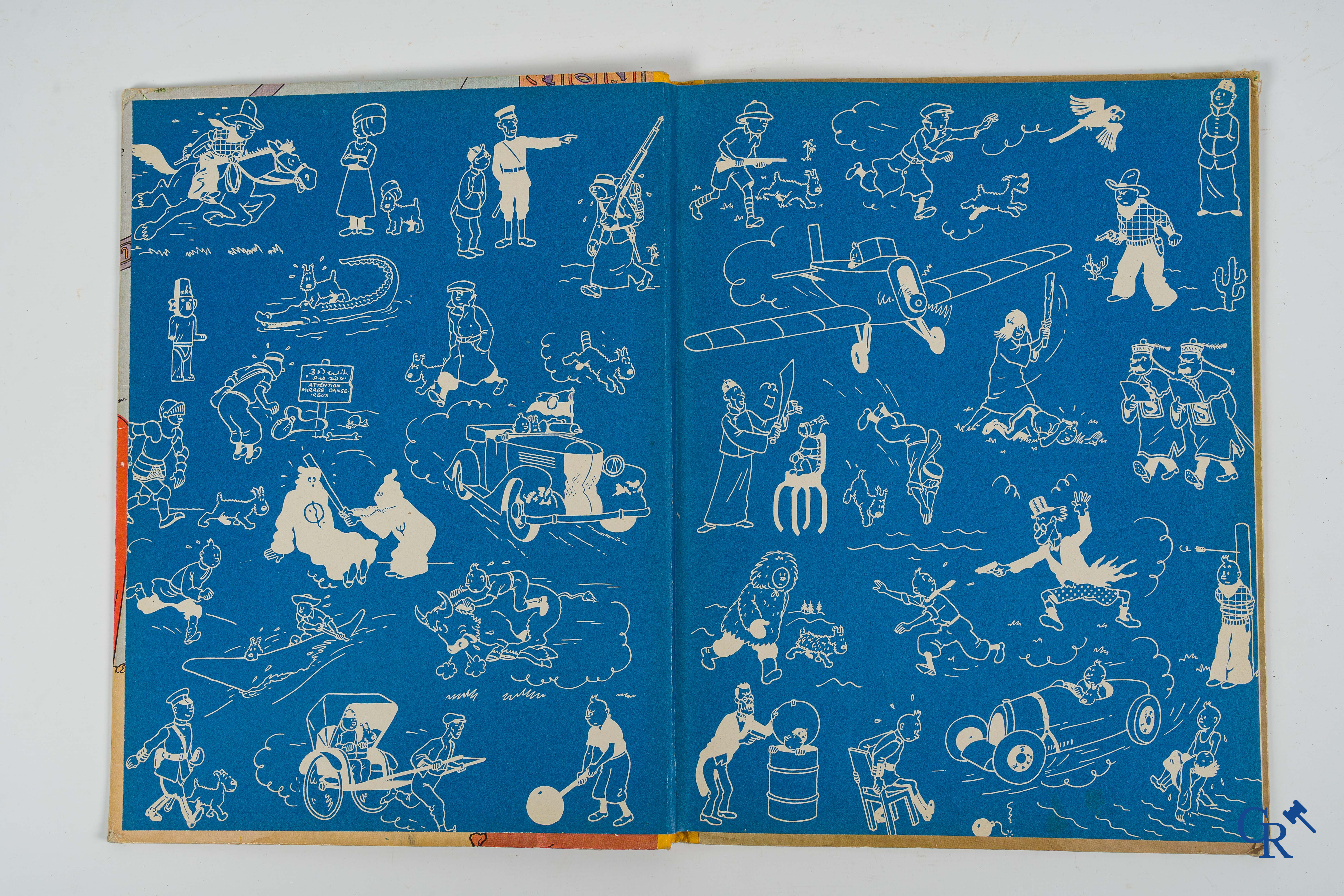 Hergé. Les aventures de Tintin (Kuifje). Les Cigares du Pharaon. Les éditions Casterman-Tournai. 1955.