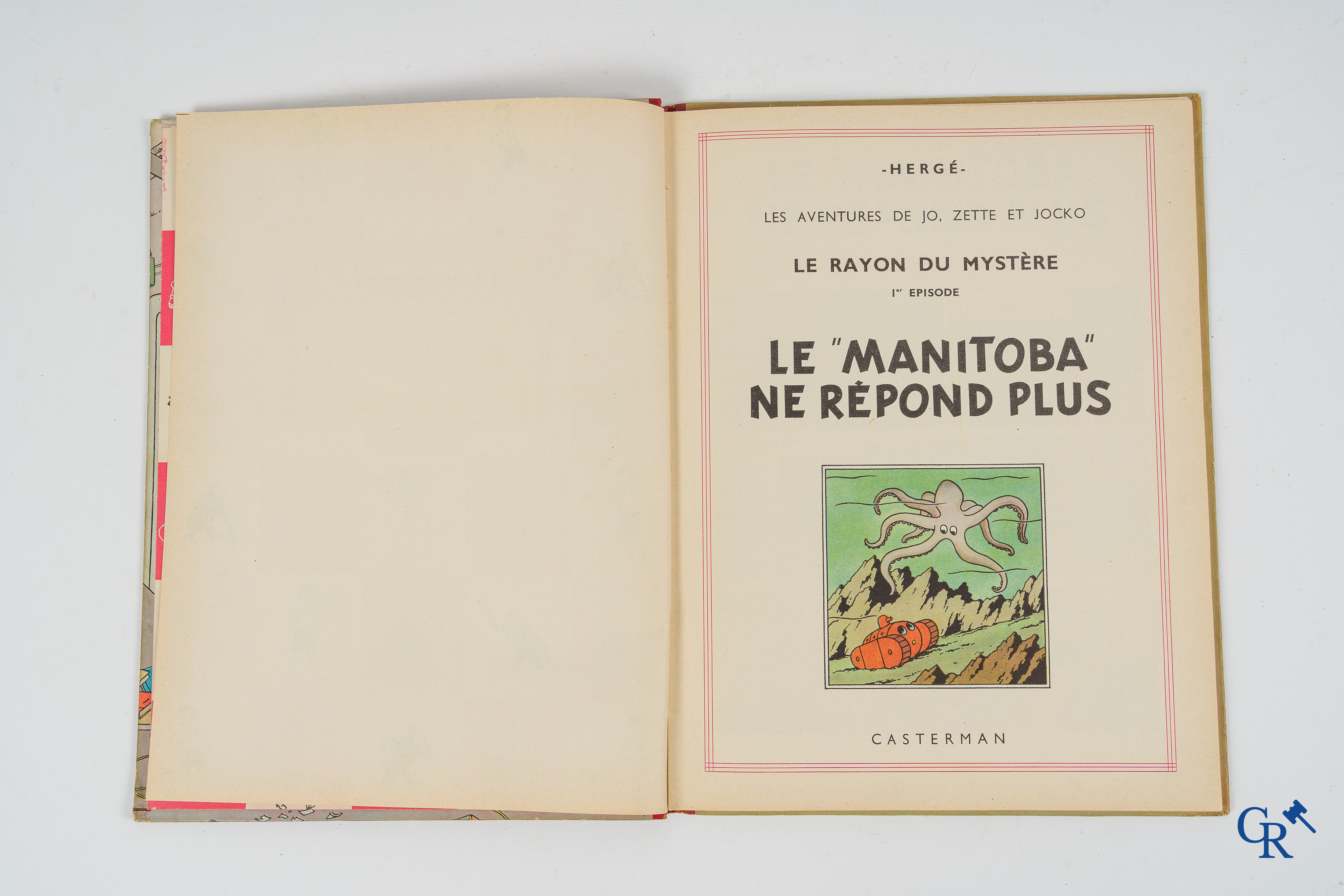 Hergé. Jo, Suus en Jokko. Le rayon du mystère. Le "Manitoba" ne répond plus en L'éruption du Karamako.