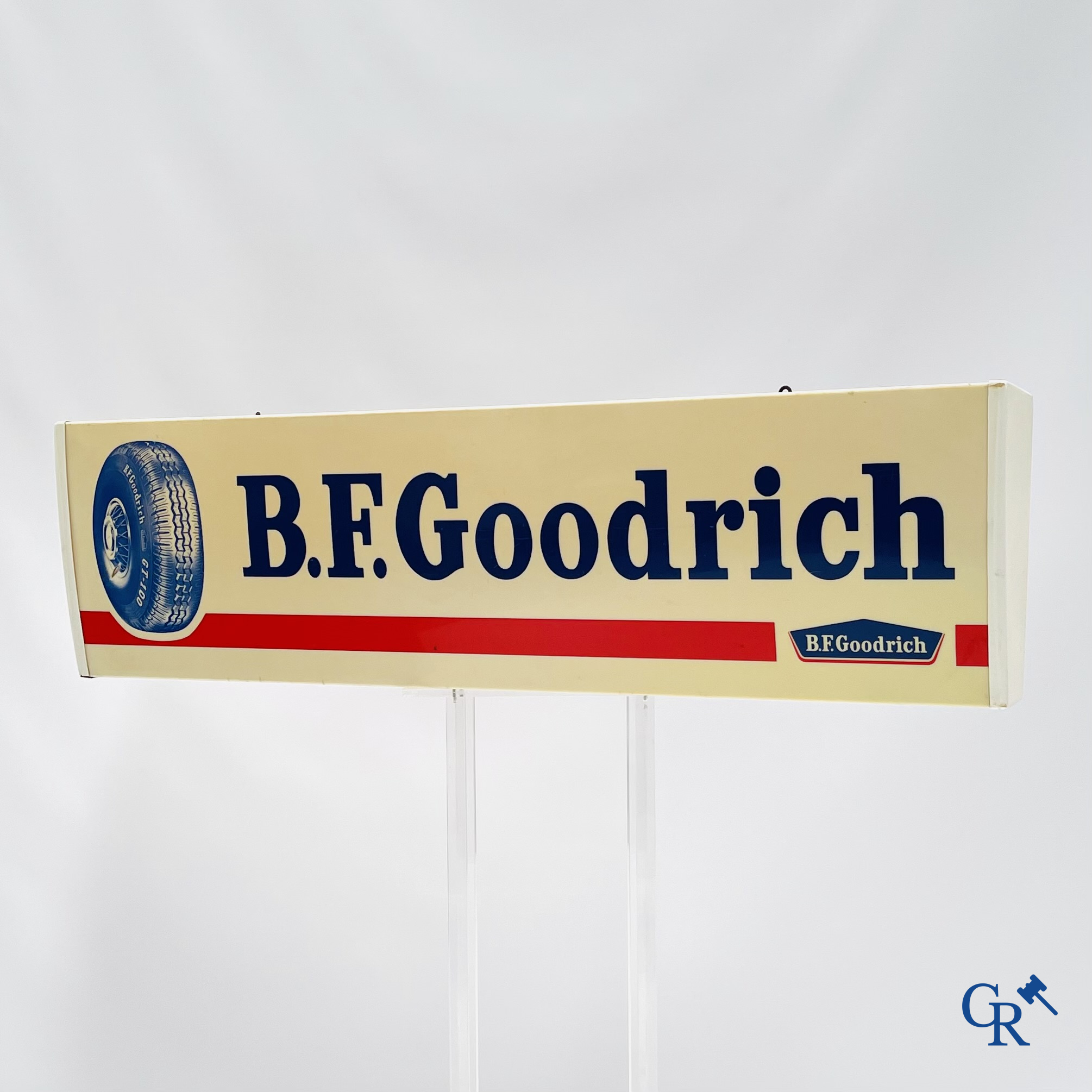 B.F. Goodrich. Lichtreclame voor autobanden van Goodrich. Api Neon. Jaren '60.