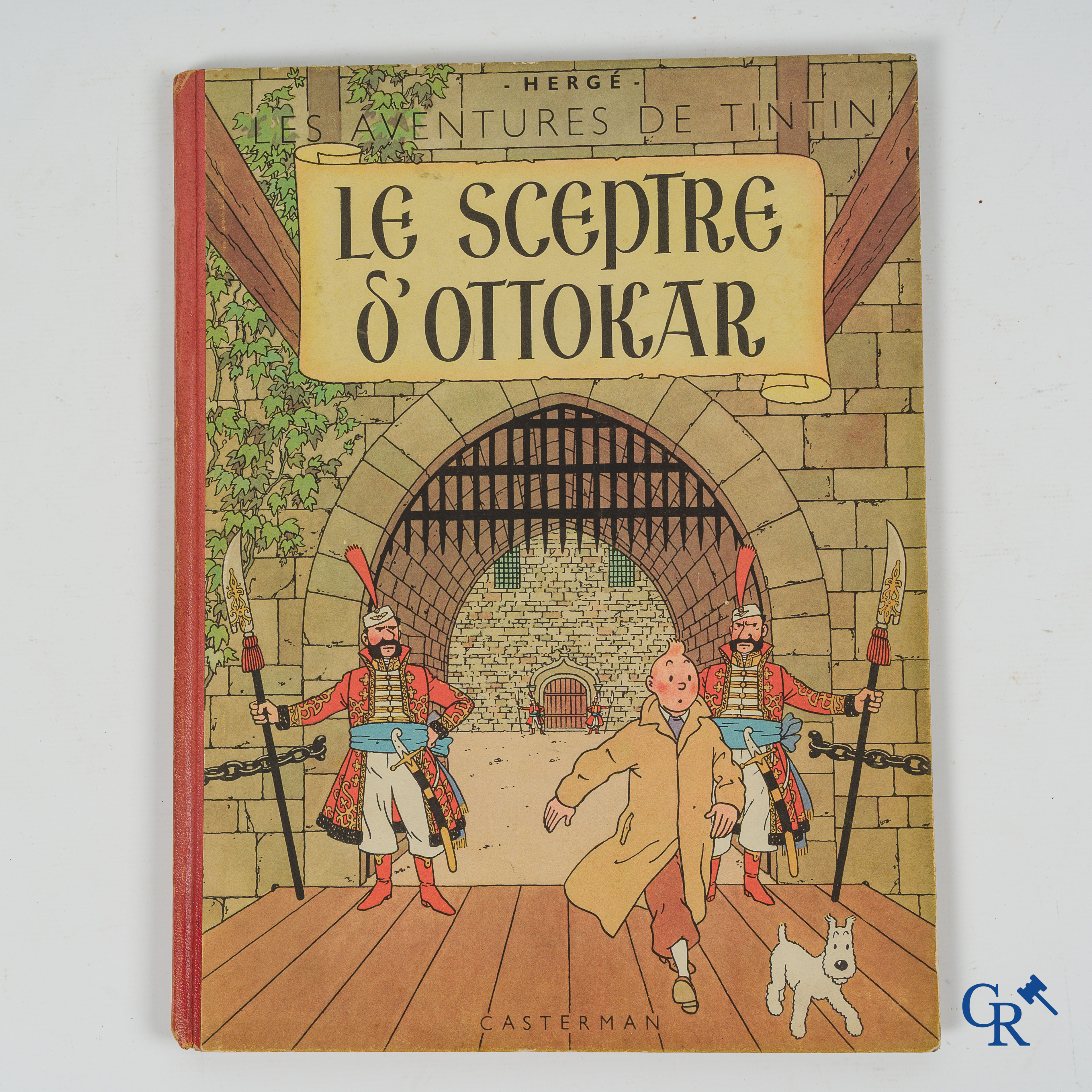 Hergé. Kuifje. Les aventures de Tintin. Le Sceptre d'Ottokar. Stripverhaal. Casterman 1947. Imprimé en Belgique.