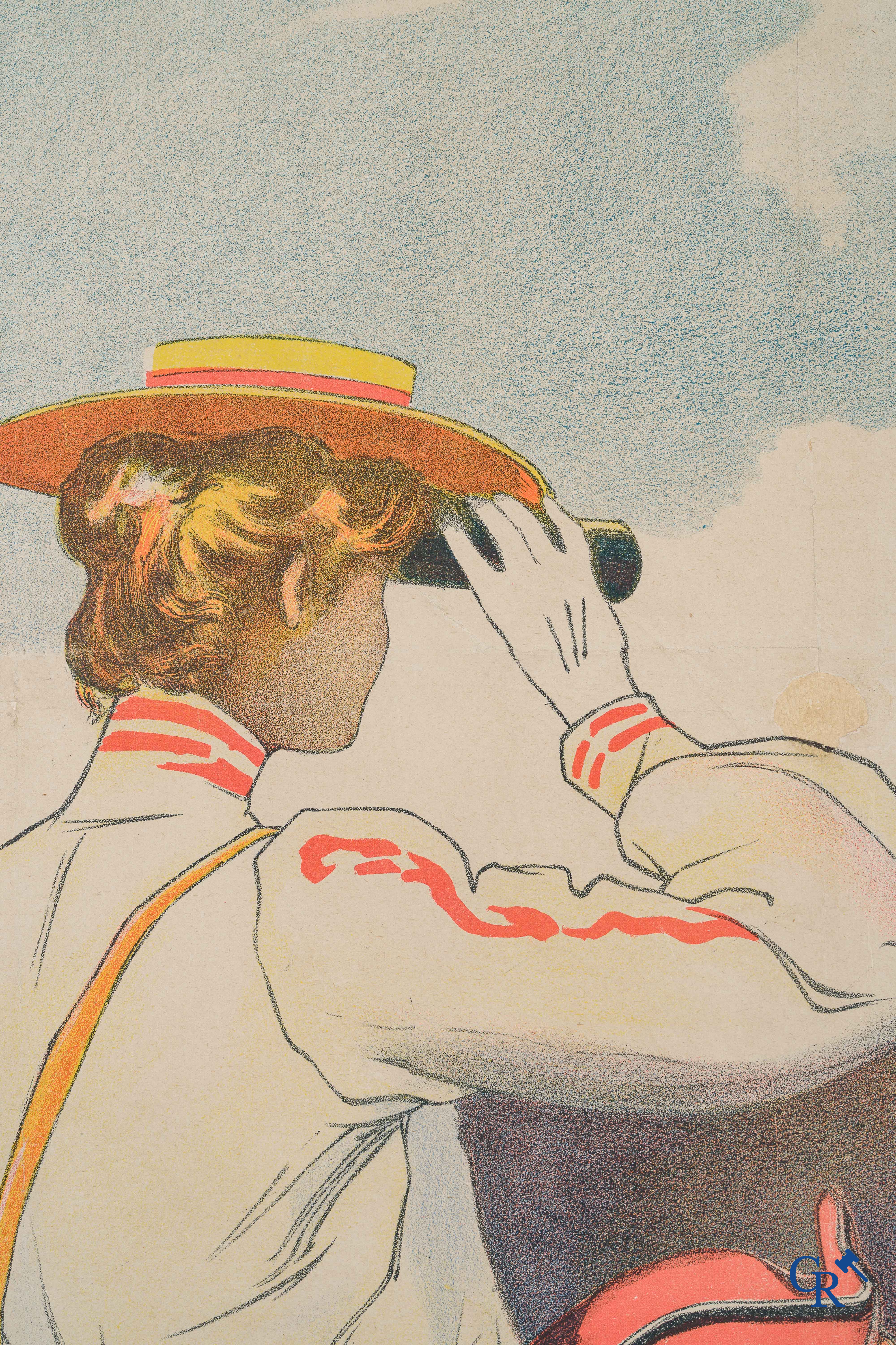 Cycles Brillant. Publiciteitsaffiche voor de fietsen Brillant. Ontwerp van Maurice Marodon. Belle Epoque, Circa 1900.