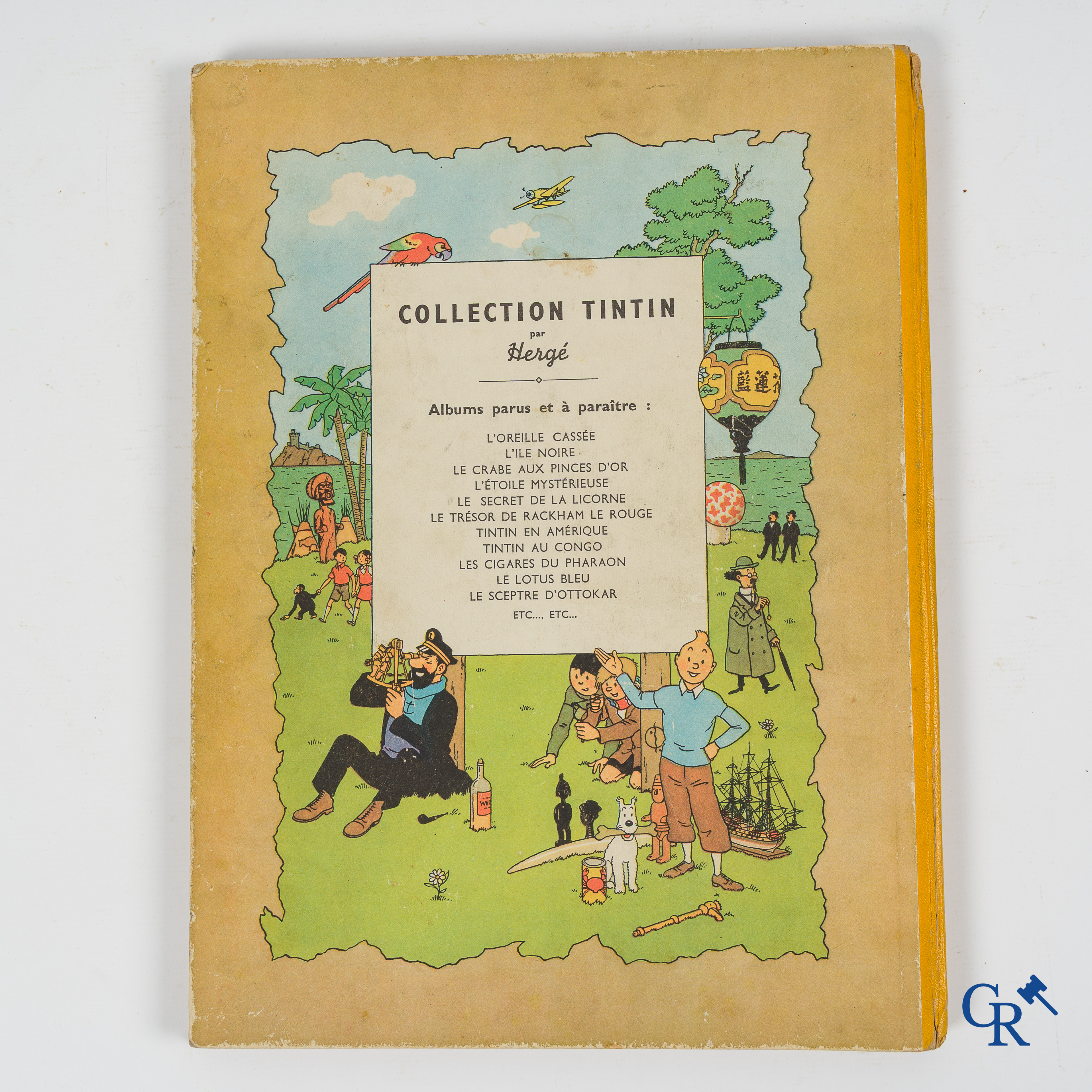 Hergé. Kuifje. Les aventures de Tintin. Le Secret de la licorne. Stripverhaal. Casterman 1946. Imprimé en Belgique.