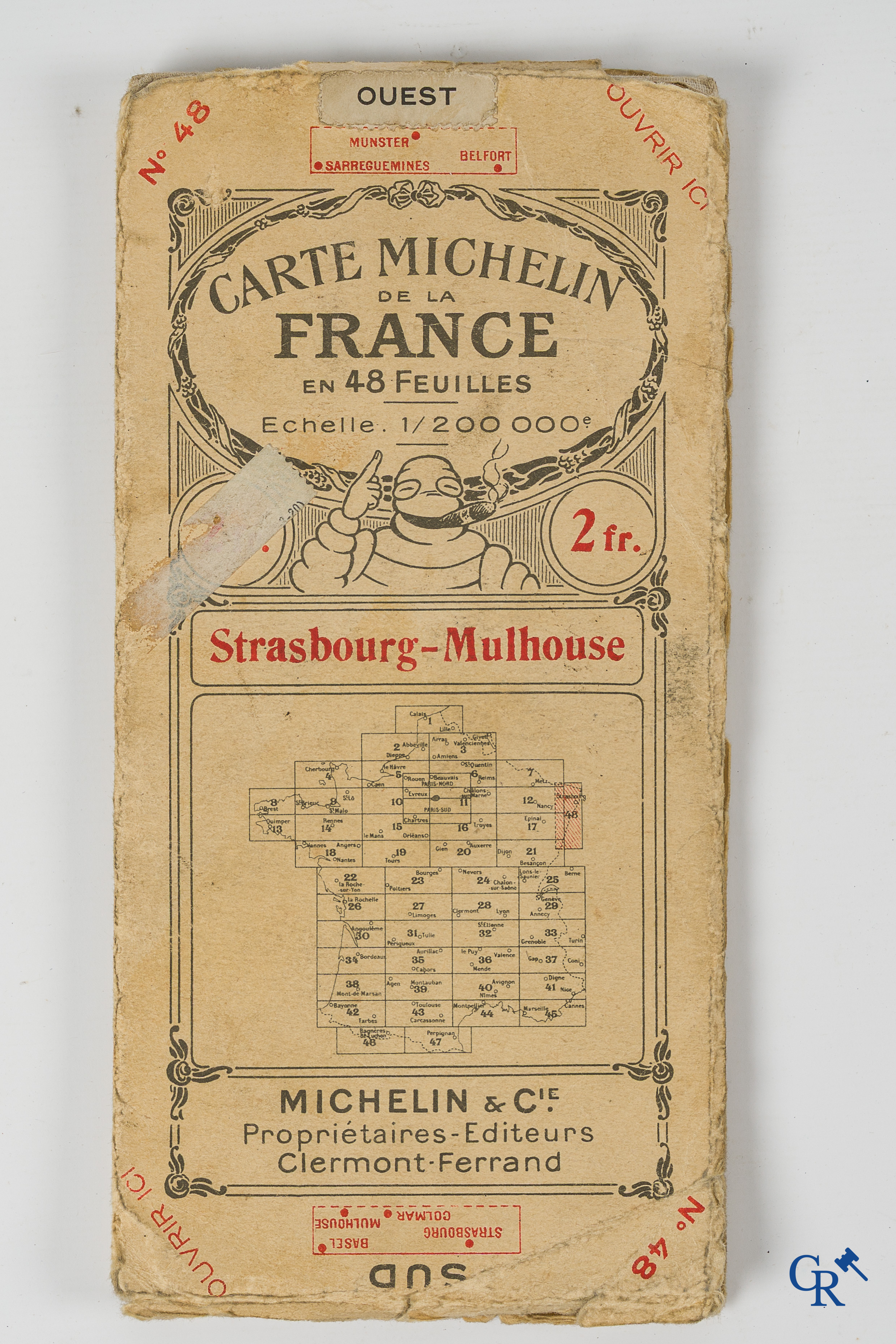 Michelin. Automobilia. Interessant lot met Michelin objecten. Jaren 1920-1930 en later.