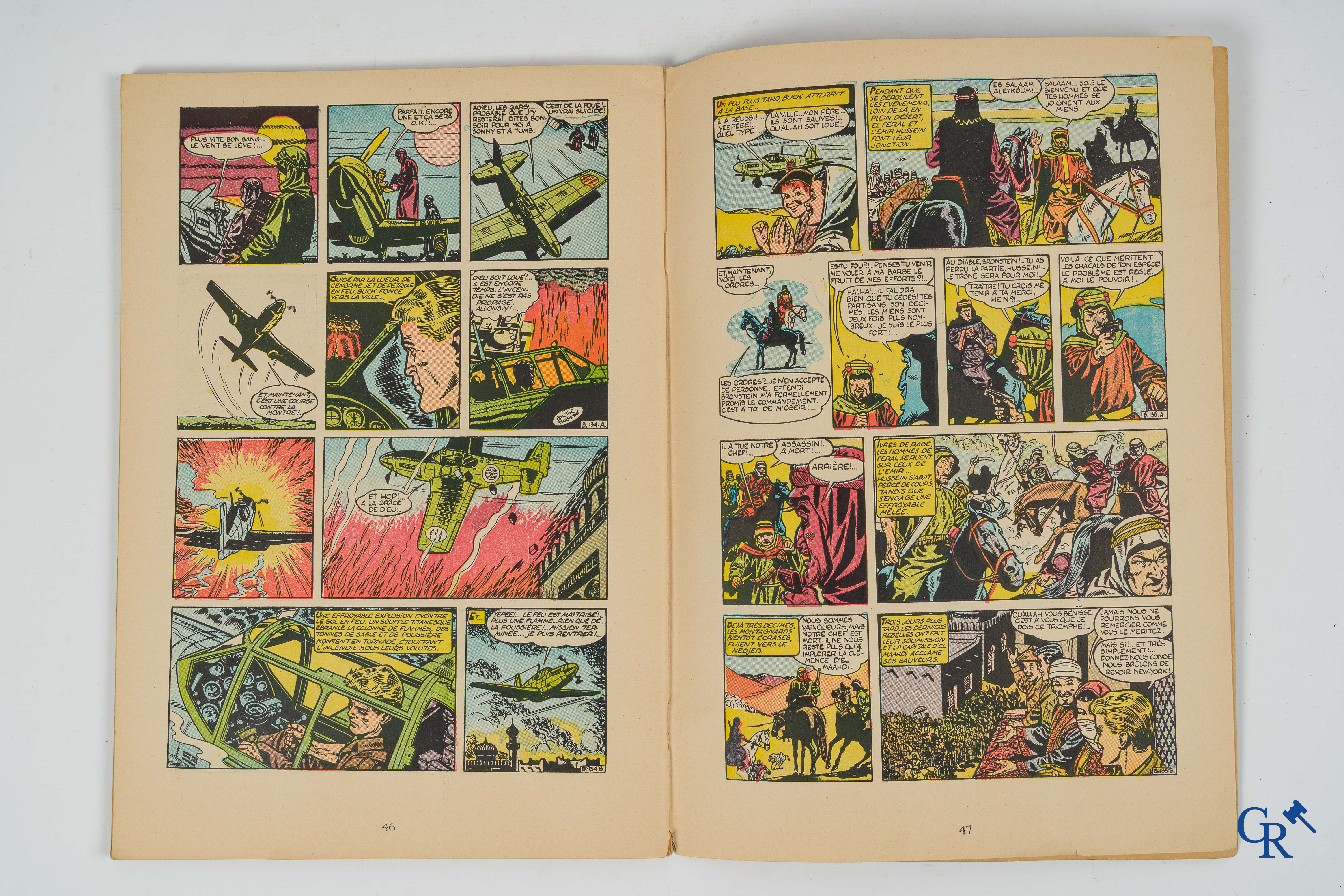 Les Nouvelles aventures de Buck Danny. Les gangsters du pétrole. J.M. Charlier et Victor Hubinon. Editions Dupuis.