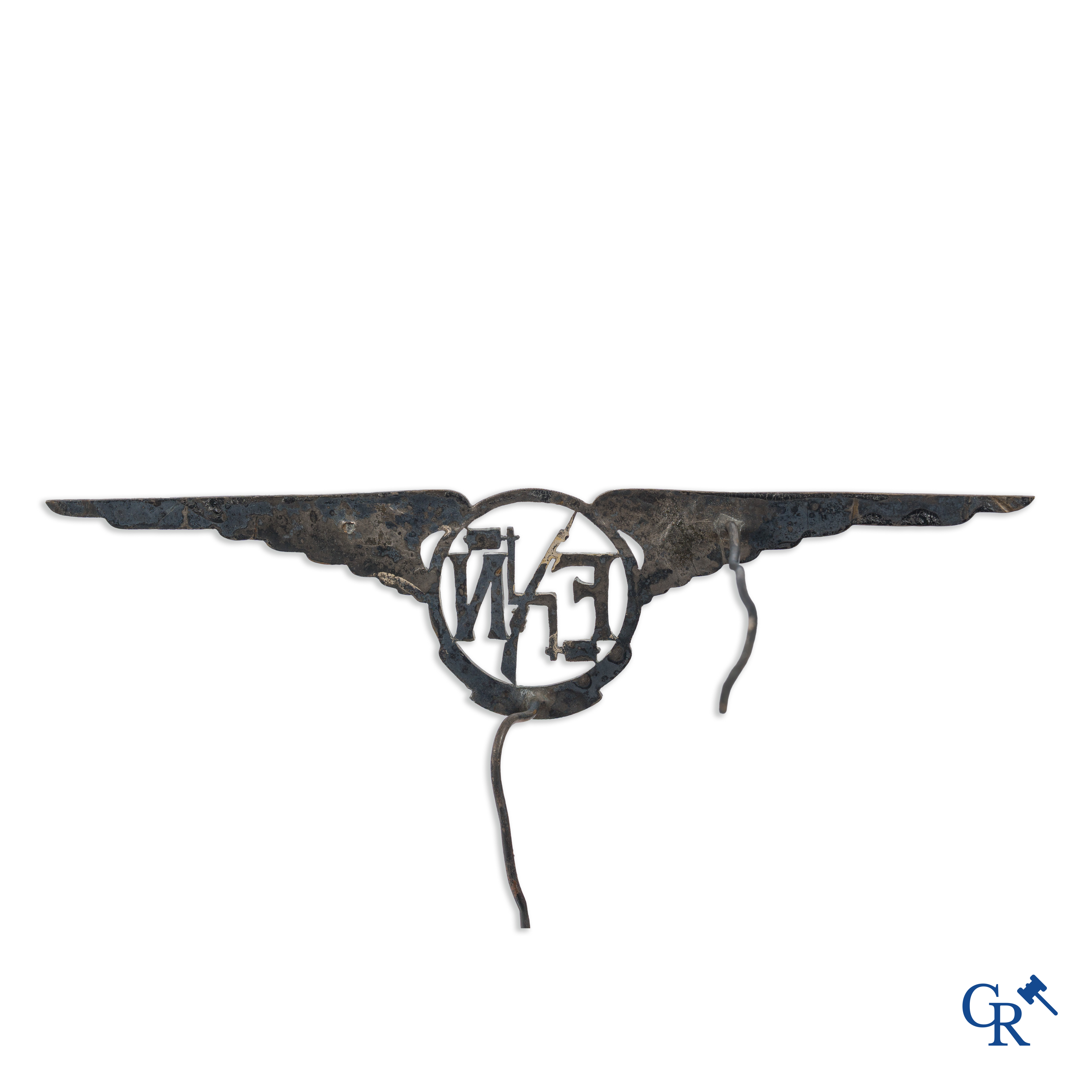 Fabrique Nationale de Herstal. FN. Grille embleem van Deschrijver-Blanchart te Bruxelles. Circa 1910-1920.