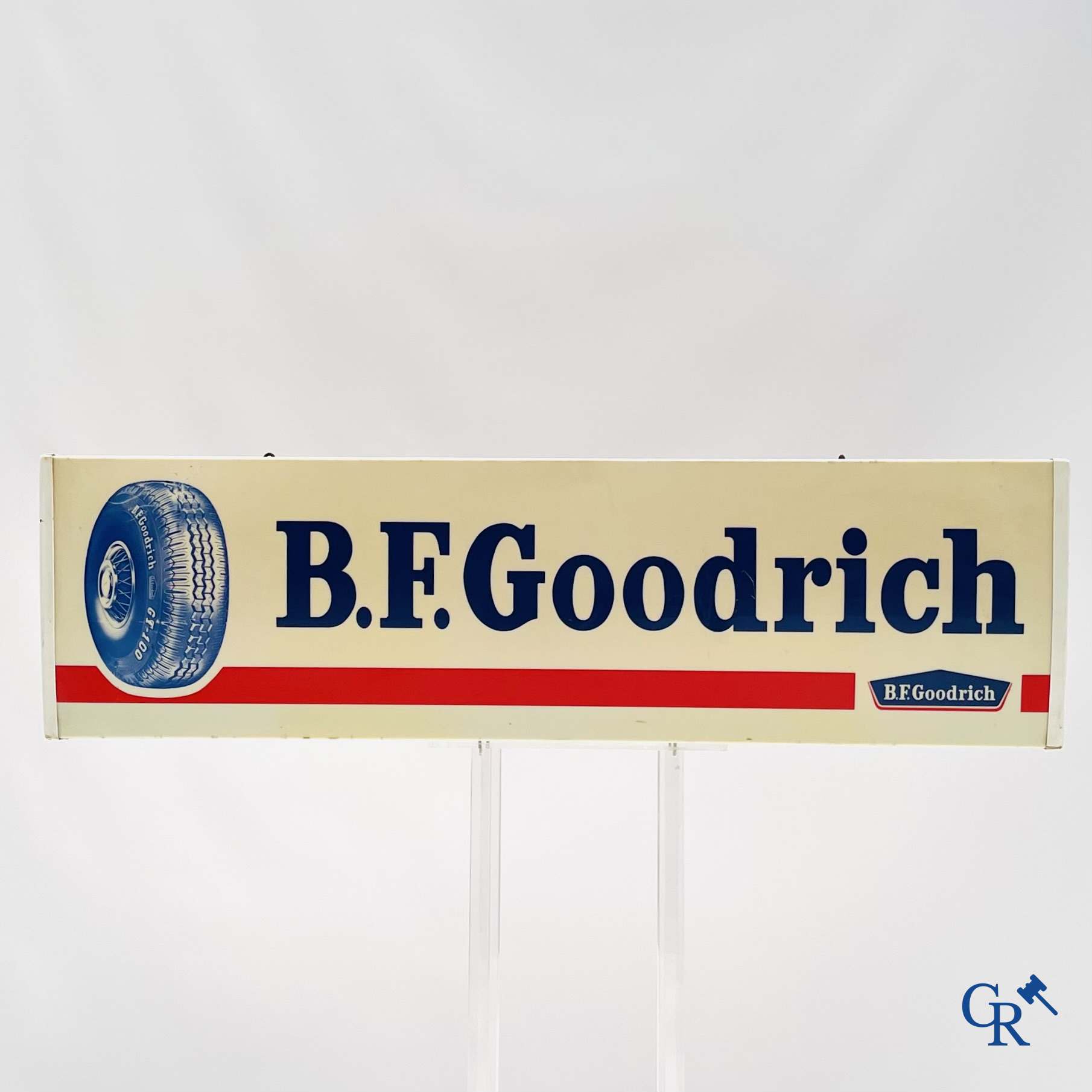 B.F. Goodrich. Lichtreclame voor autobanden van Goodrich. Api Neon. Jaren '60.