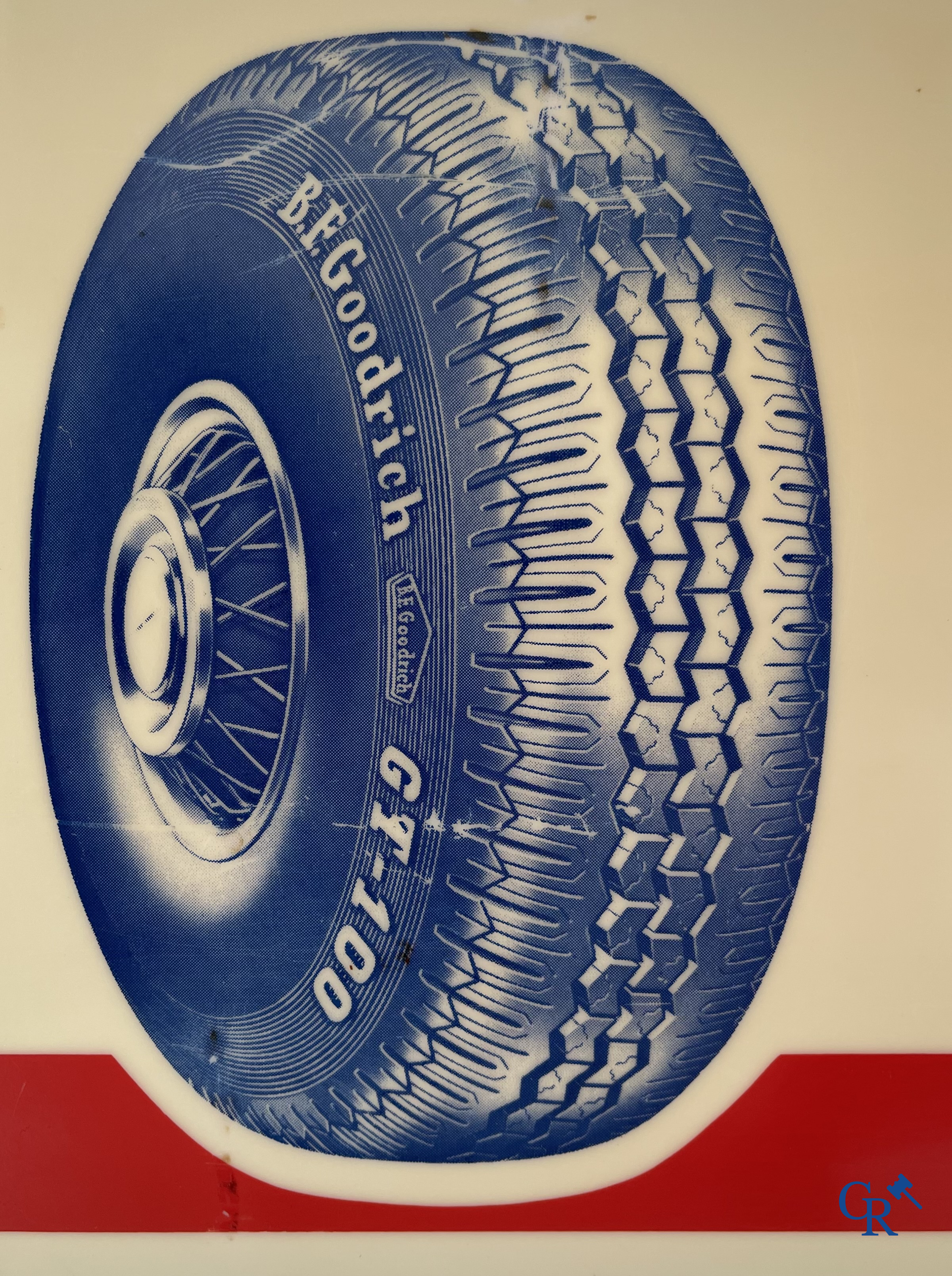 B.F. Goodrich. Lichtreclame voor autobanden van Goodrich. Api Neon. Jaren '60.