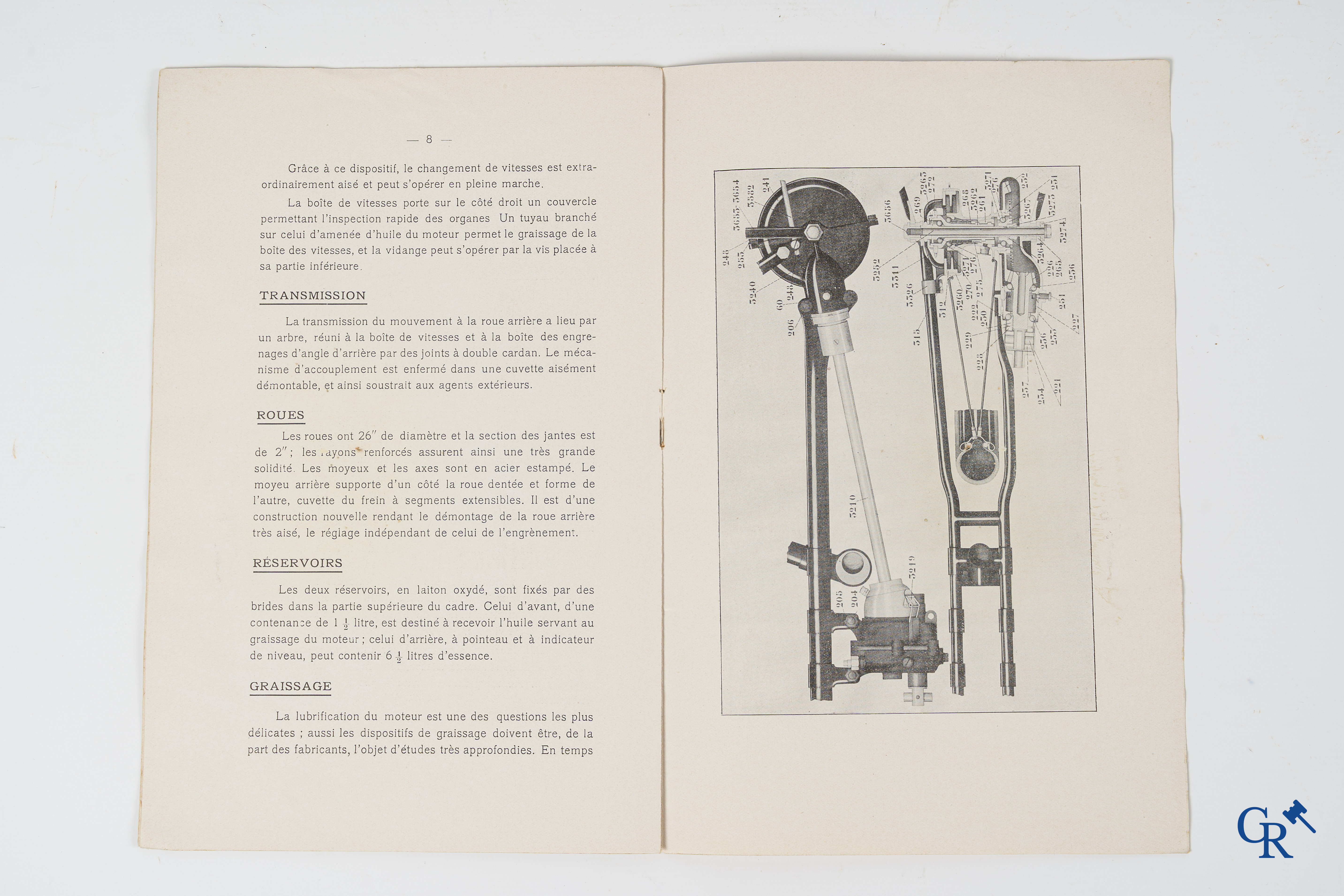 FN. Fabrique Nationale. Publiciteitsfolder voor het nieuwe model, lichte motorfiets met 2 versnellingen uit 1909.