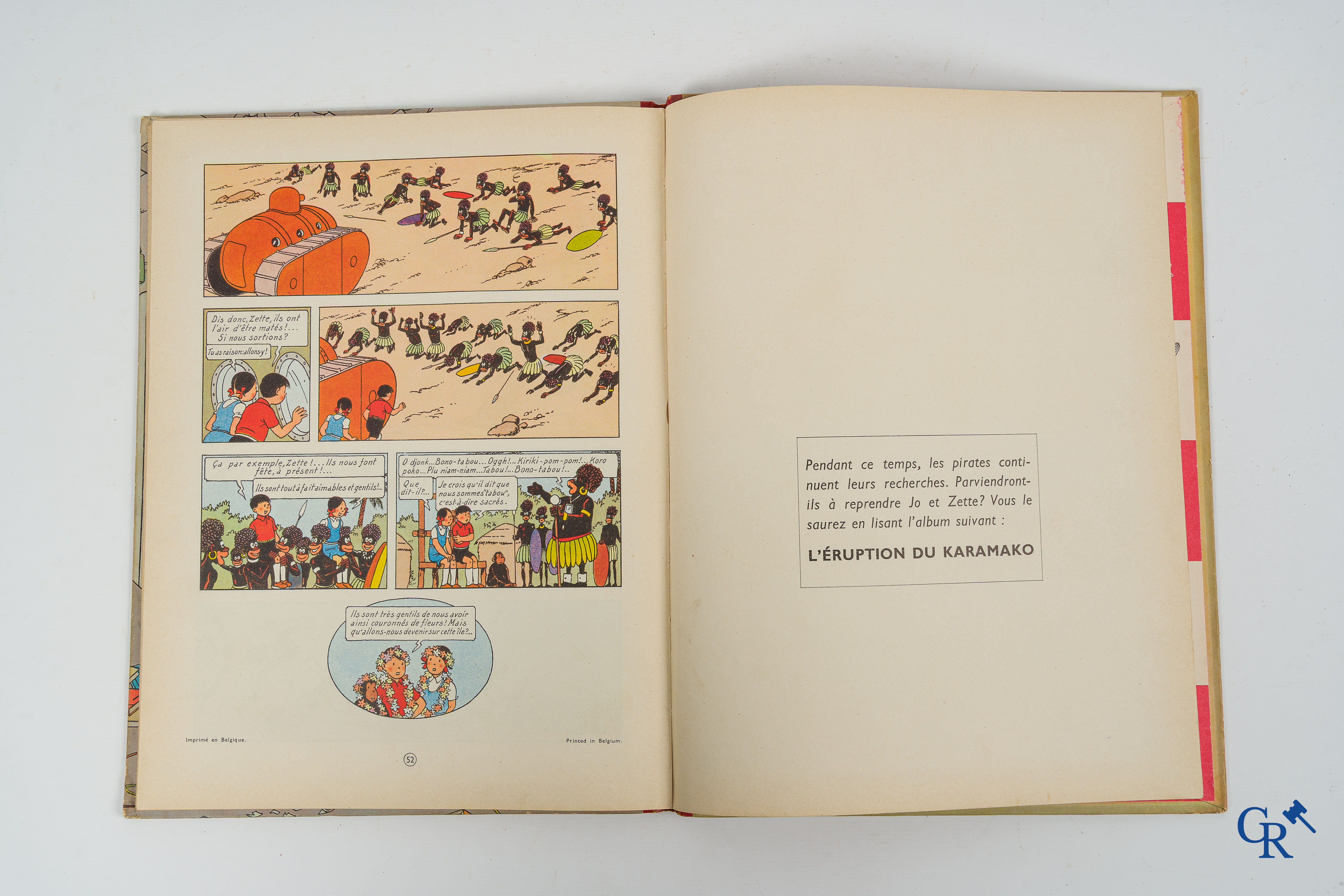 Hergé. Jo, Suus en Jokko. Le rayon du mystère. Le "Manitoba" ne répond plus en L'éruption du Karamako.