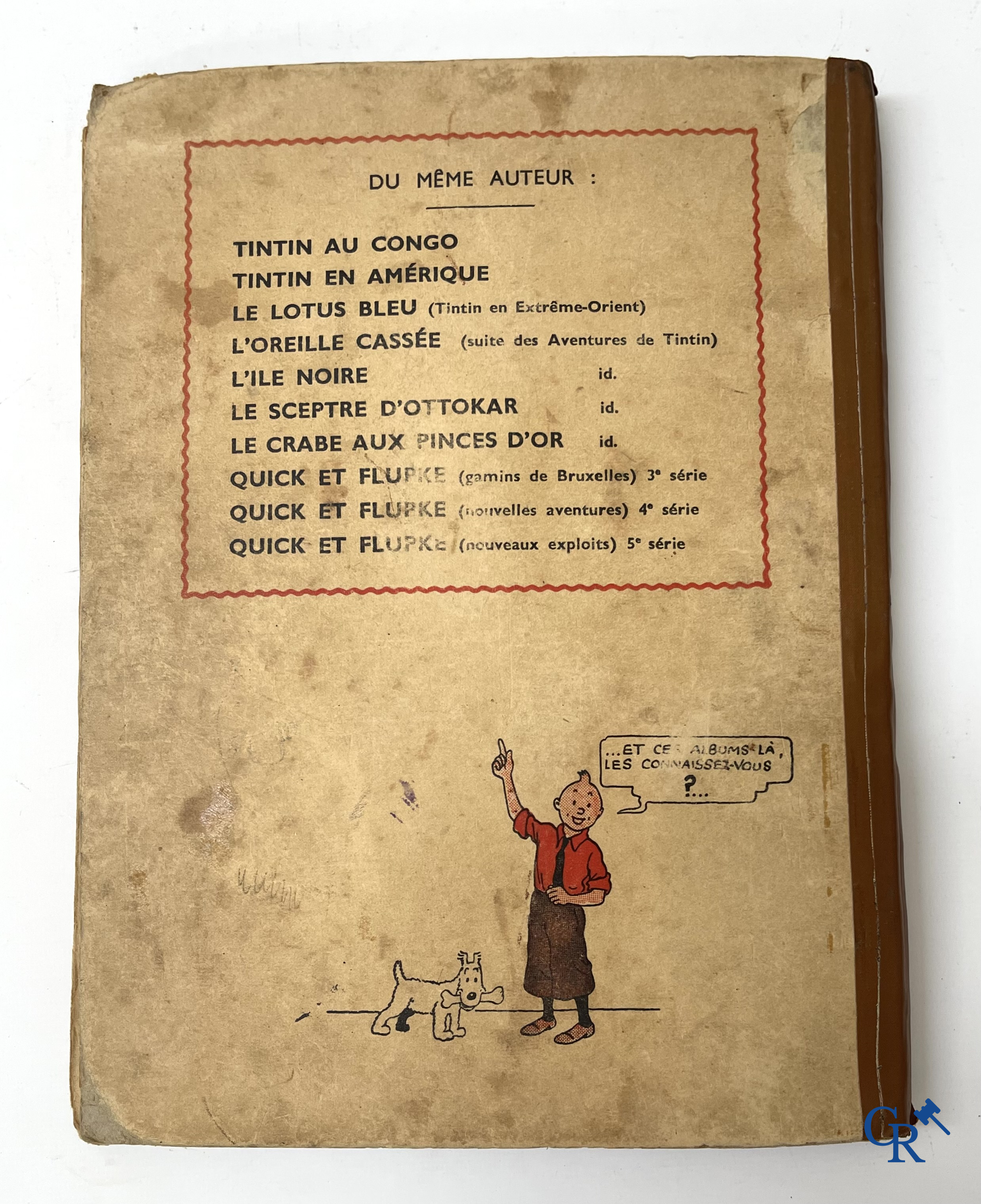 Hergé. 8 oude Kuifjes albums waaronder drukken in zwart-wit.