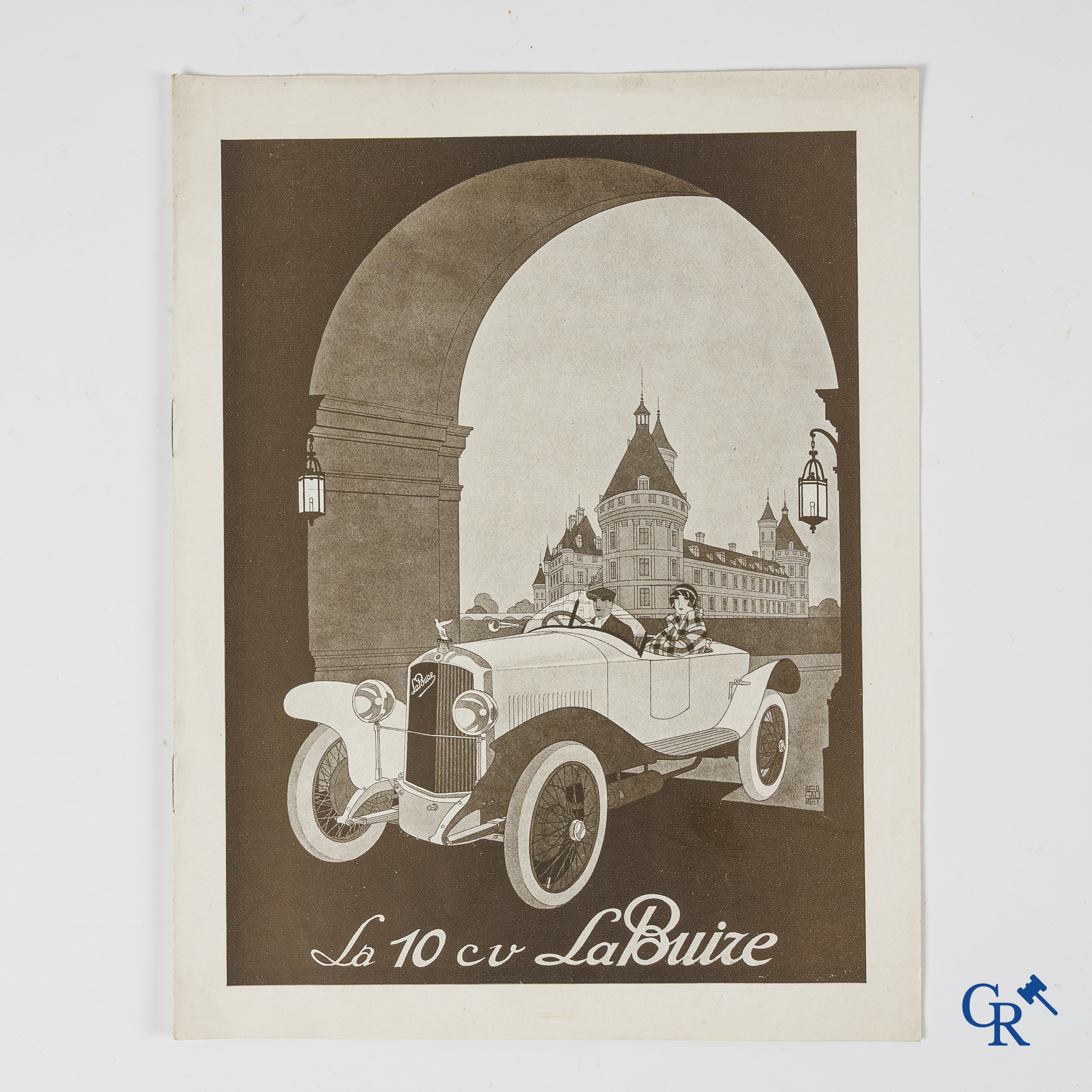 La Buire. Luxe publiciteitsfolder uit 1926 geïllustreerd door Géo Gaumet en 2 prijslijsten uit 1924 en 1926.